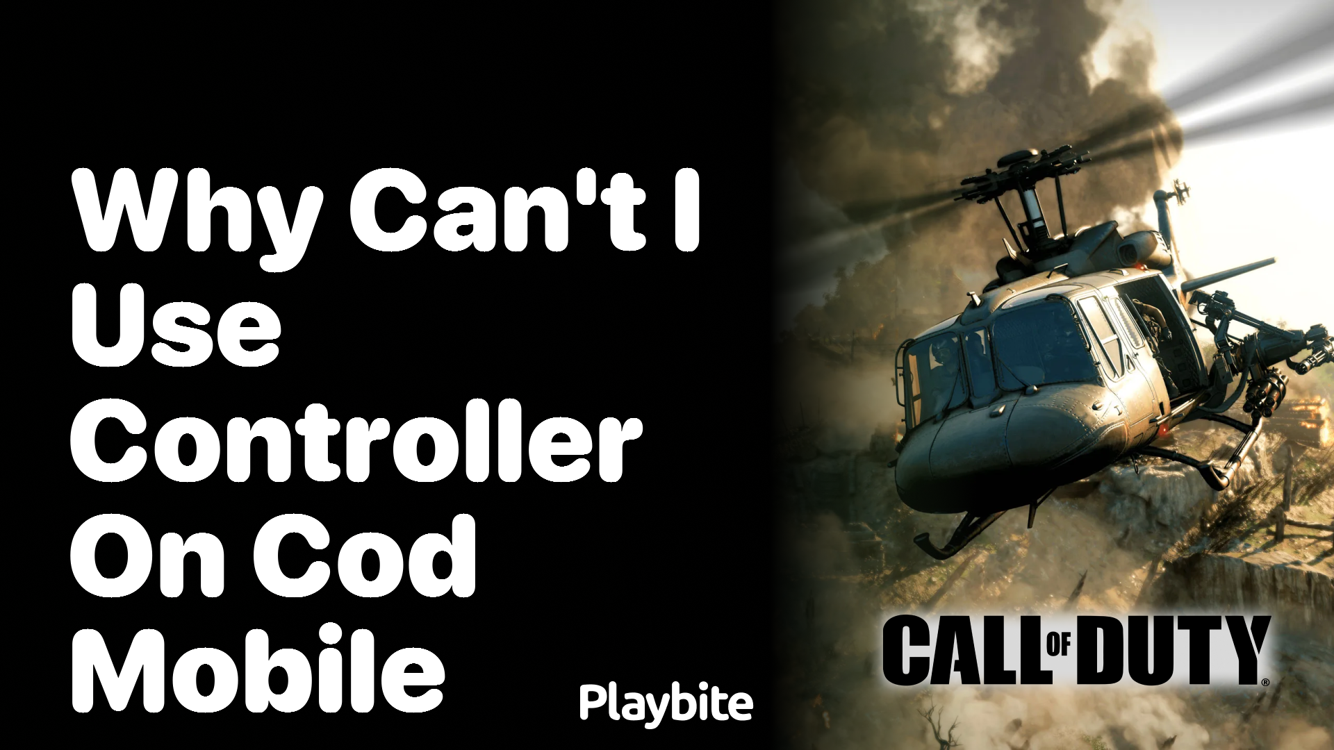 Why Can&#8217;t I Use a Controller on COD Mobile?