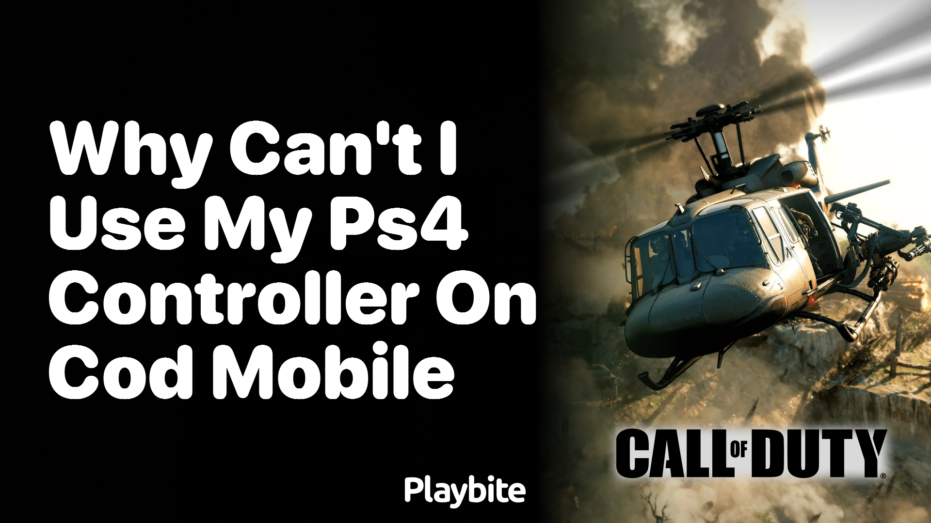 Why Can&#8217;t I Use My PS4 Controller on COD Mobile?