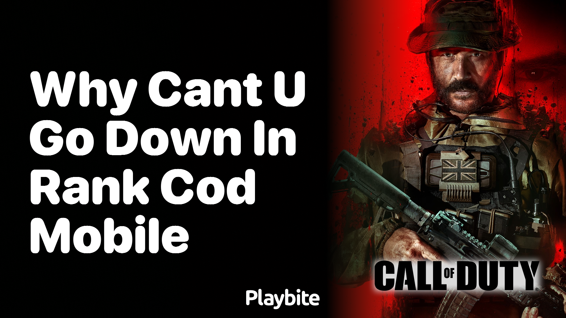 Why Can&#8217;t You Go Down in Rank in COD Mobile?