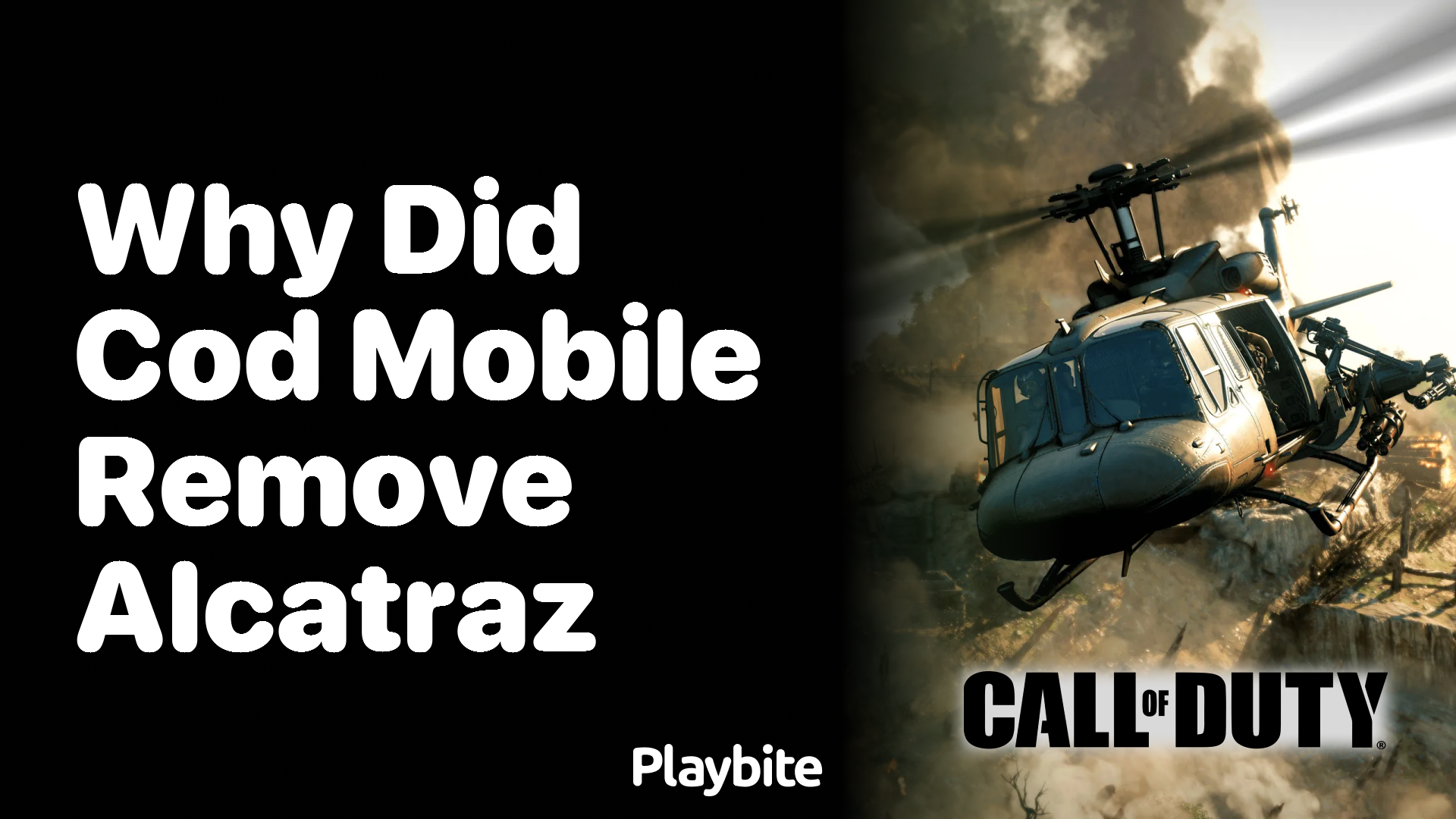 Why Did COD Mobile Remove Alcatraz?