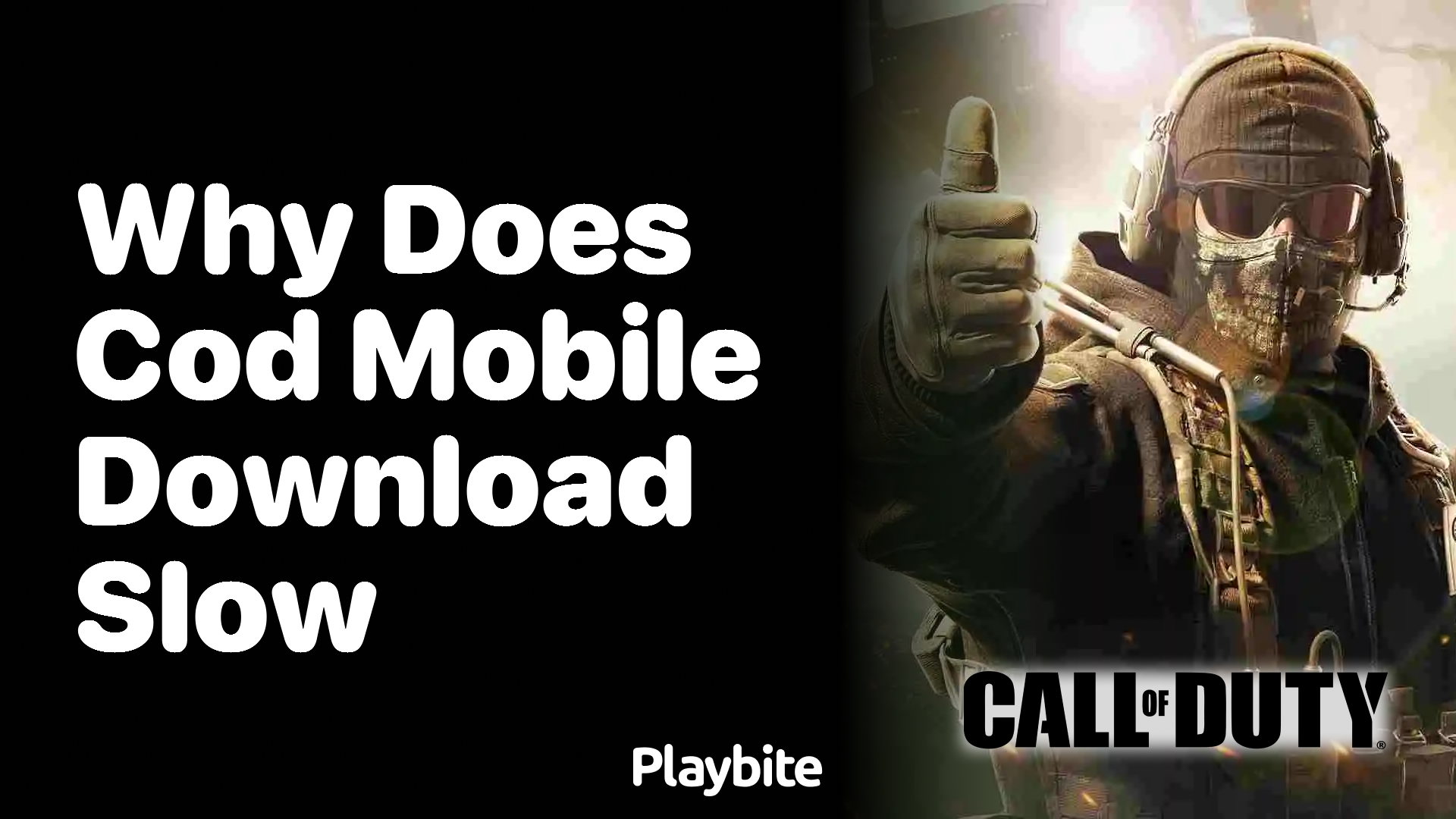 Why Does COD Mobile Download Slow?