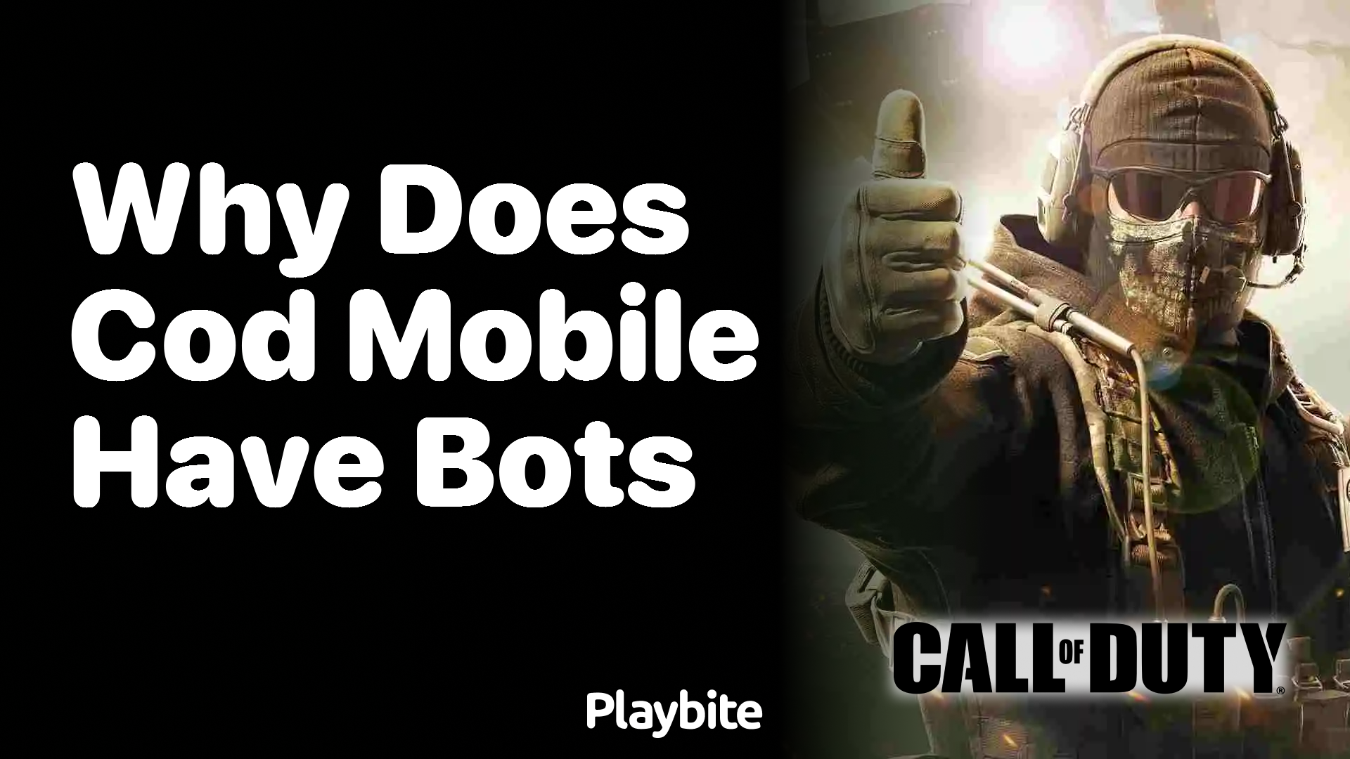 Why Does COD Mobile Have Bots?