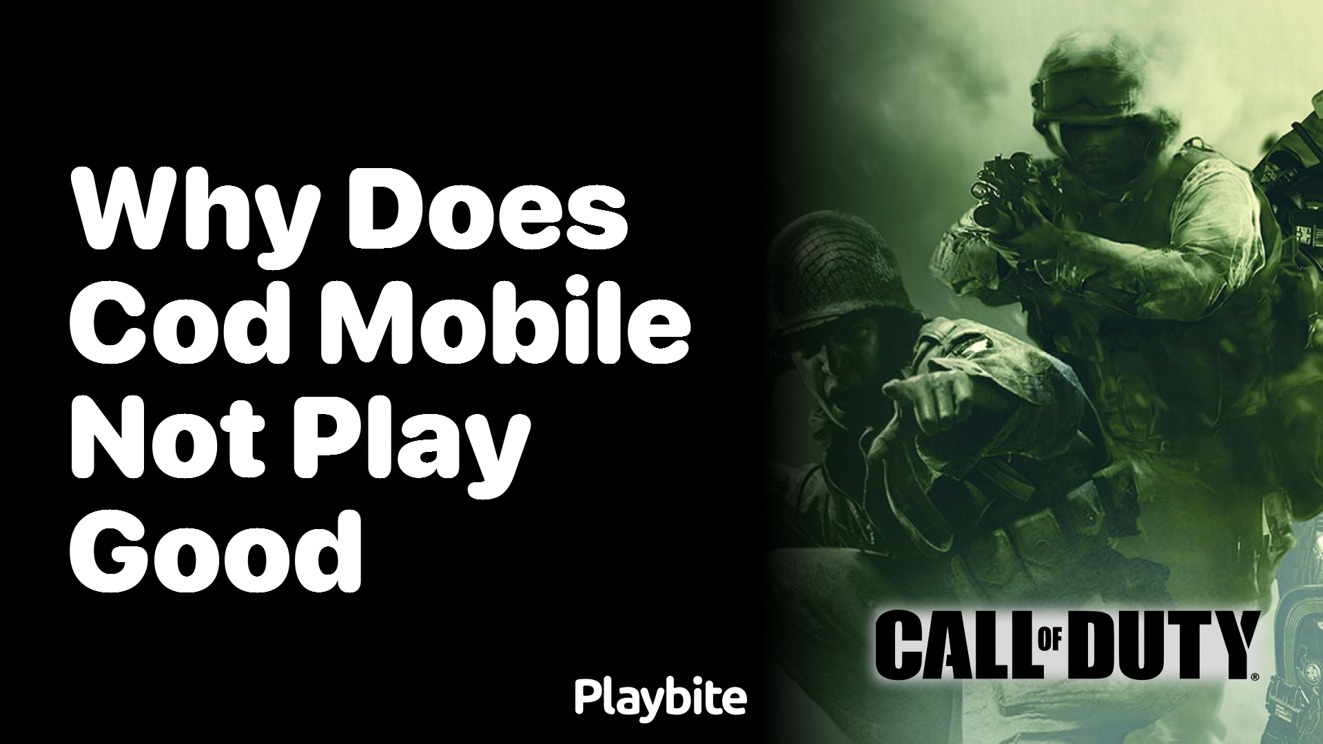 Why Doesn&#8217;t COD Mobile Play Well?