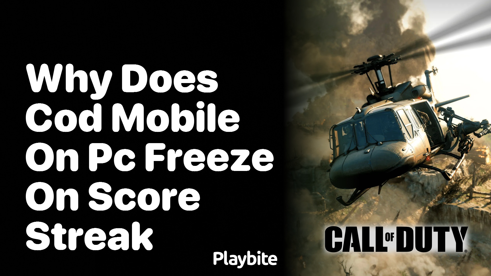 Why Does COD Mobile on PC Freeze on Score Streak?