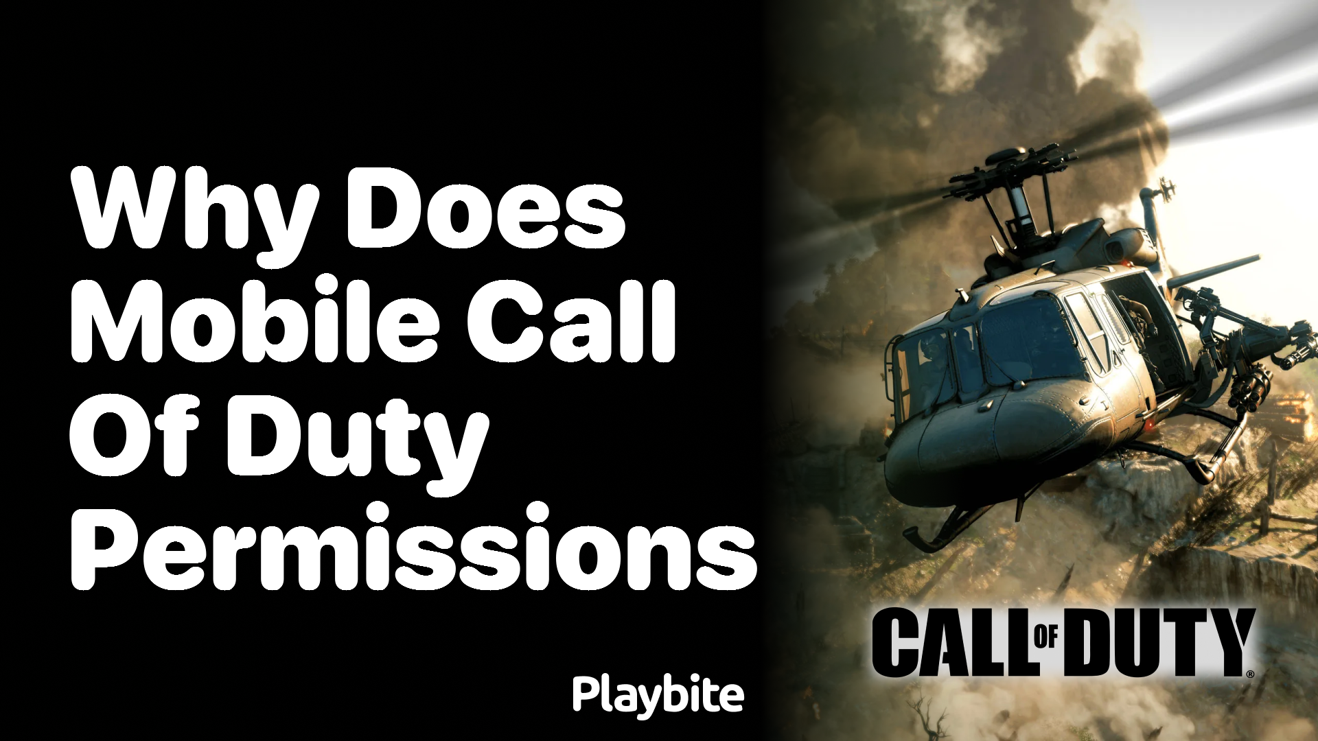 Why Does Mobile Call of Duty Need Permissions?