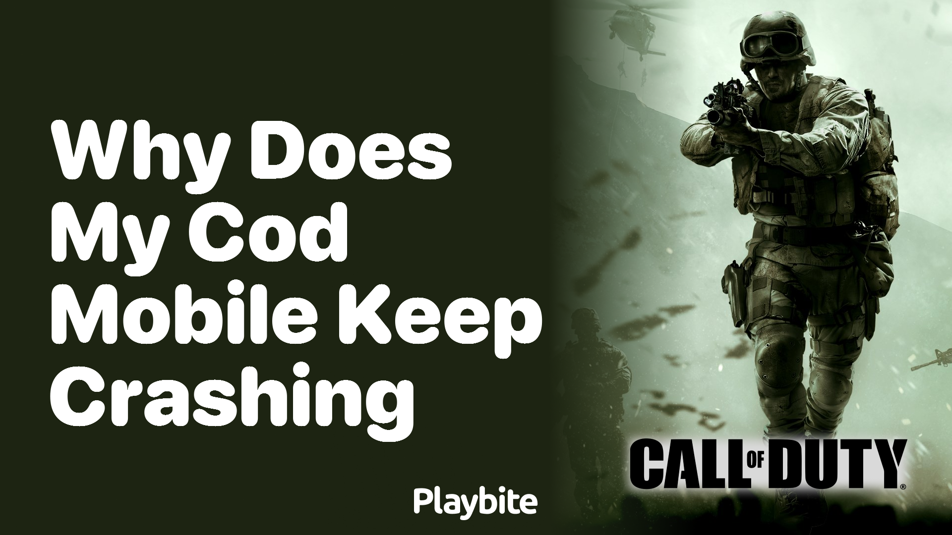 Why Does My COD Mobile Keep Crashing? Let&#8217;s Fix That!