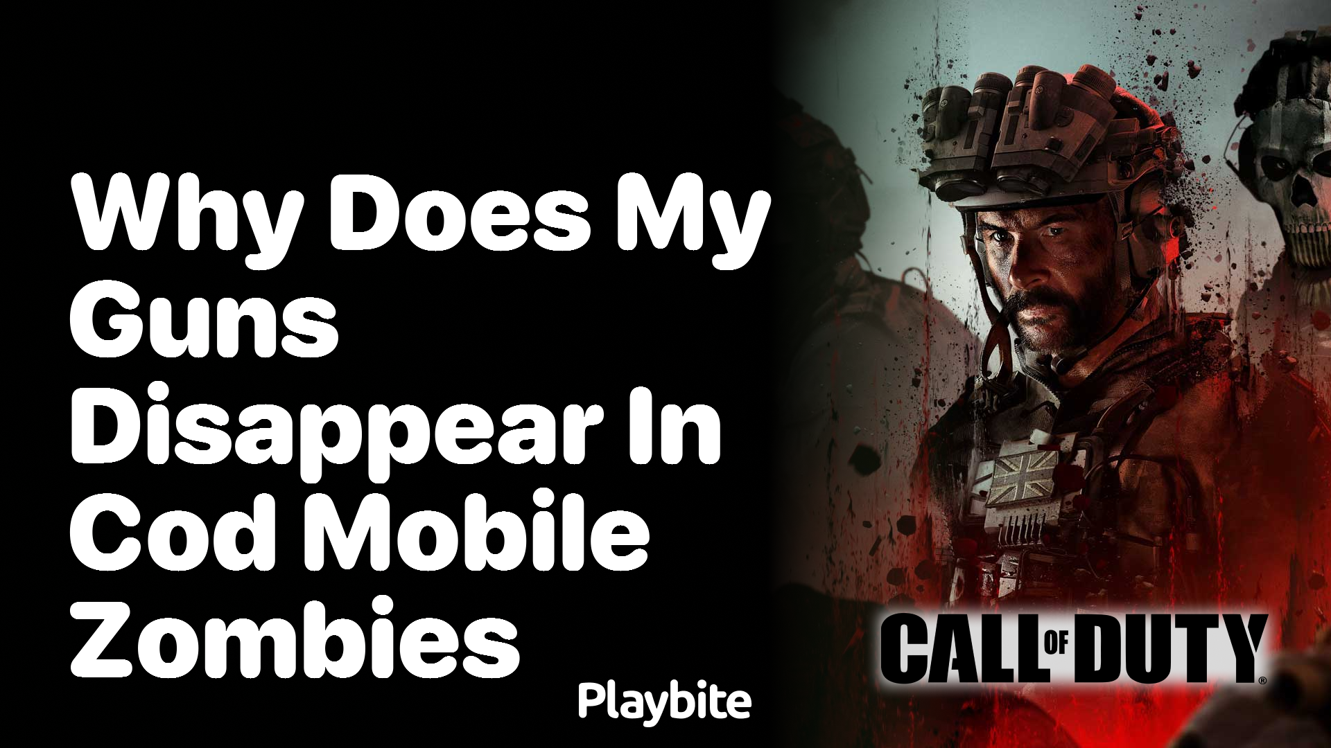 Why Do My Guns Disappear in COD Mobile Zombies?