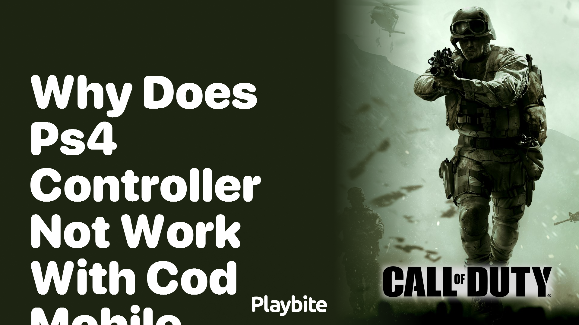 Why Does PS4 Controller Not Work With COD Mobile?