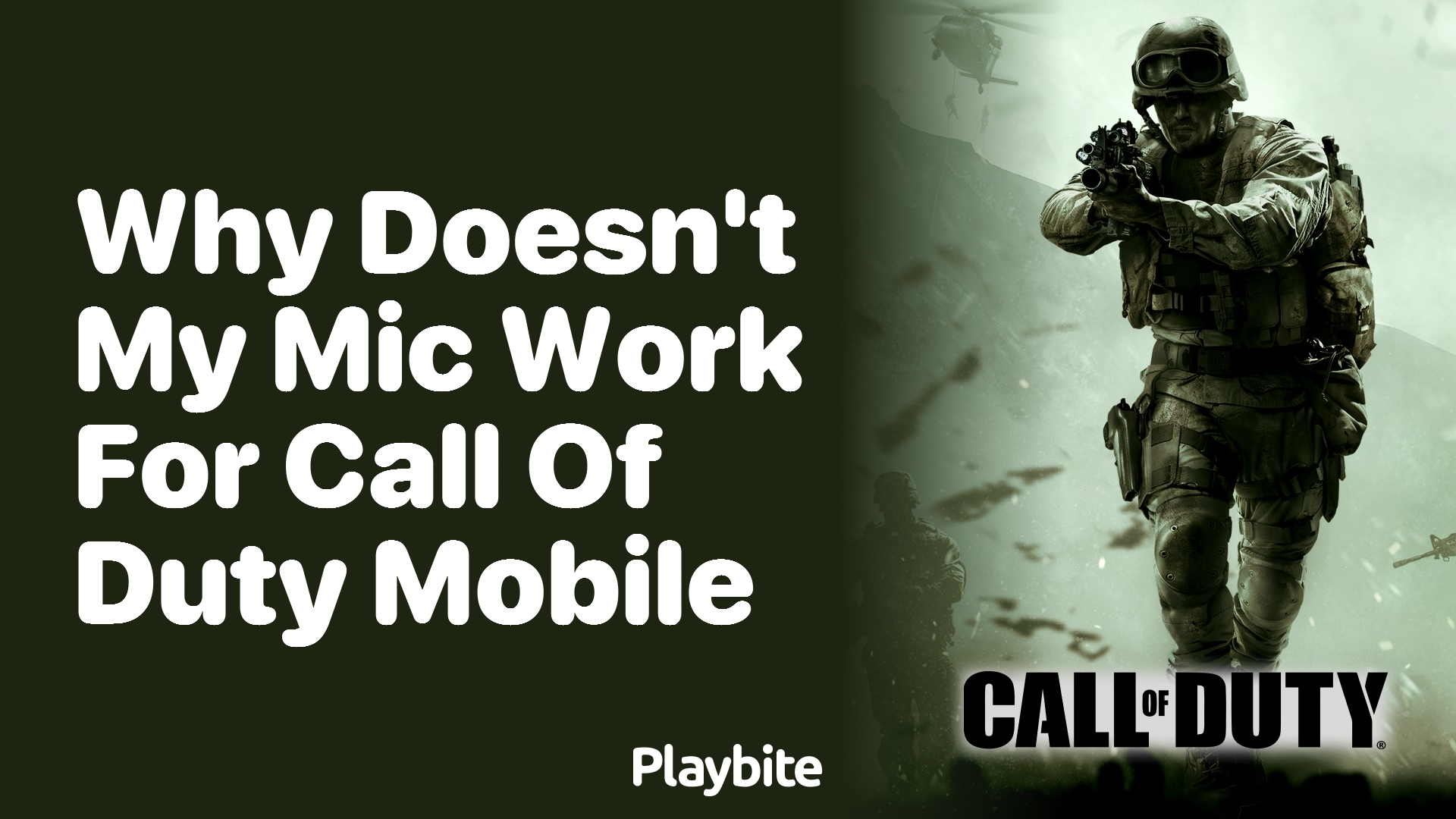 Why Doesn&#8217;t My Mic Work for Call of Duty Mobile?