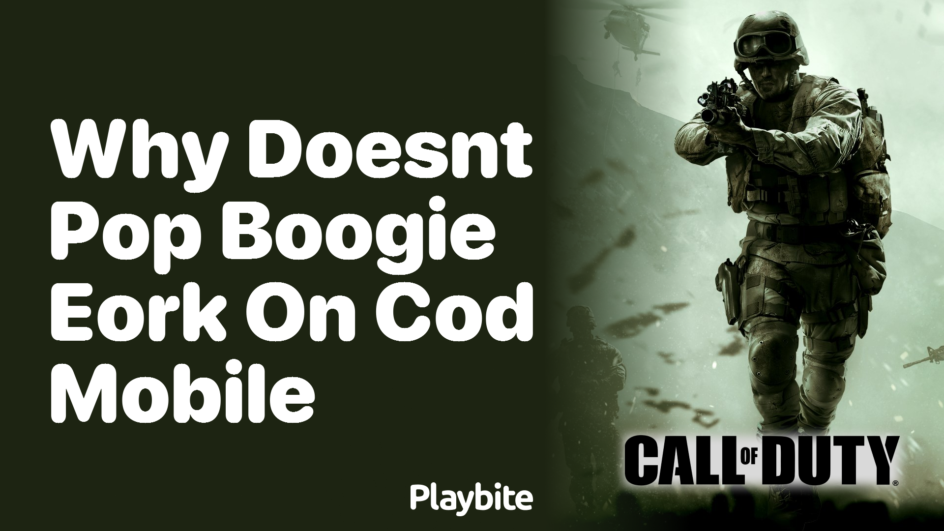 Why Doesn&#8217;t Pop Boogie Work on COD Mobile?