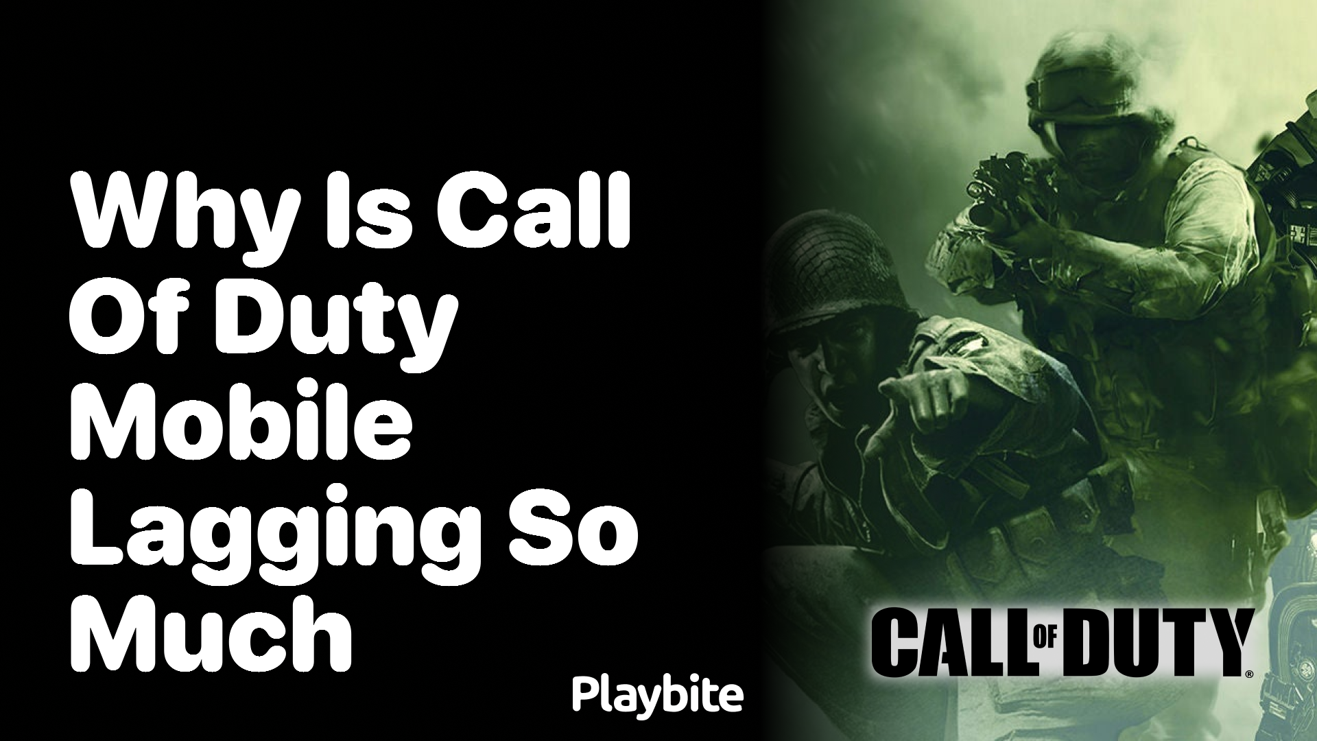 Why Is Call of Duty Mobile Lagging So Much? Find Out Here!