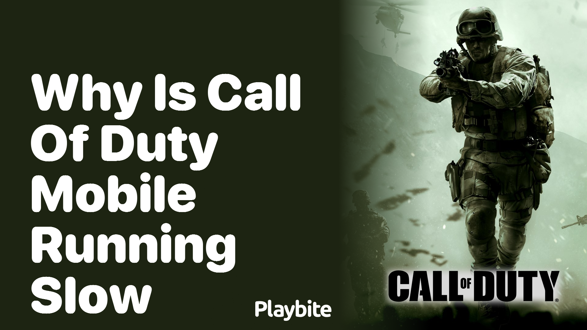 Why is Call of Duty Mobile Running Slow and How to Fix It