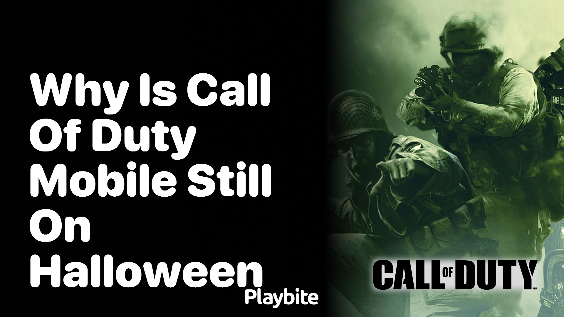 Why Is Call of Duty Mobile Still on Halloween?