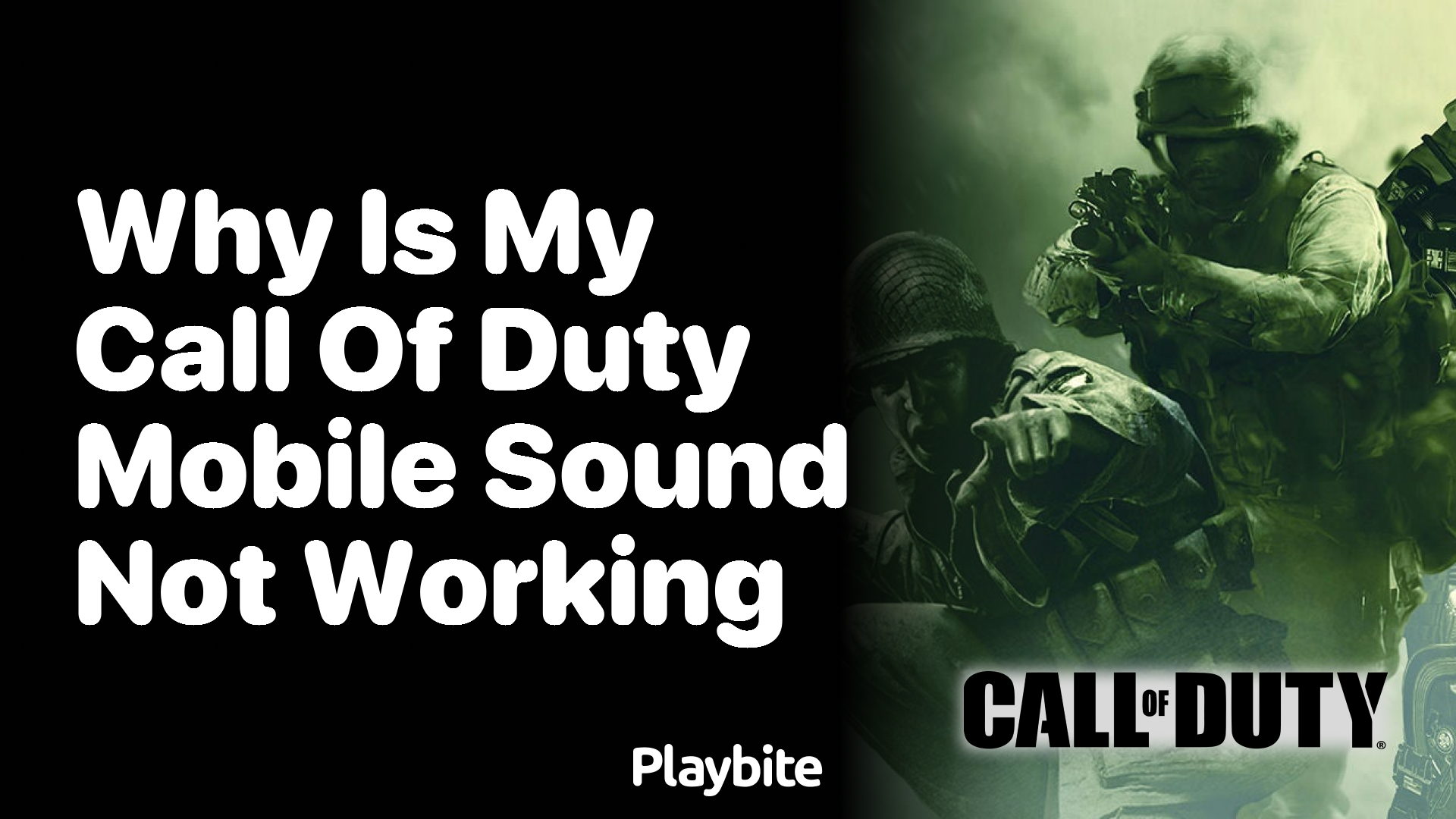 Why Isn&#8217;t My Call of Duty Mobile Sound Working?