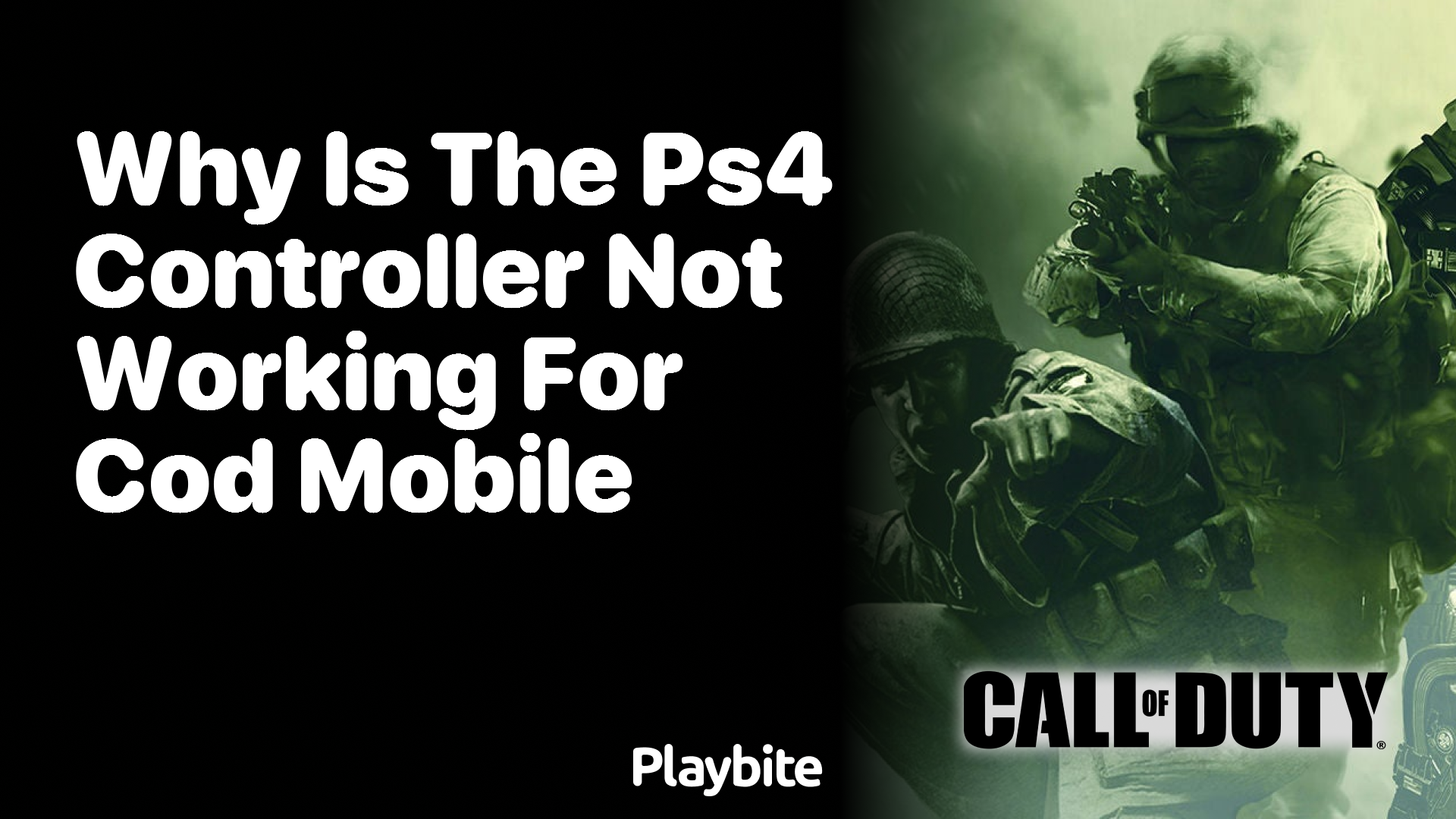 Why Is the PS4 Controller Not Working for COD Mobile?