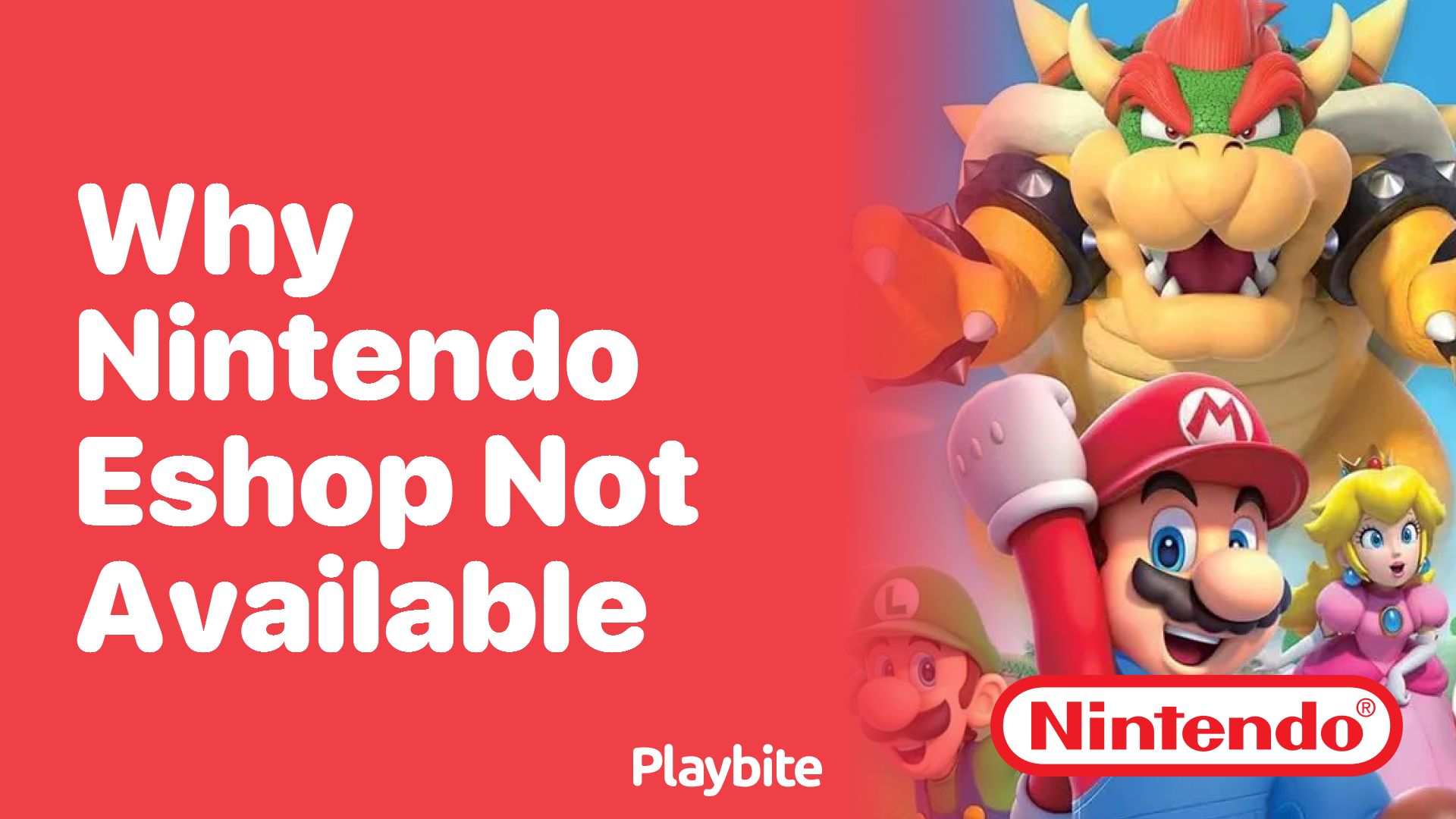 Why Is the Nintendo eShop Not Available?