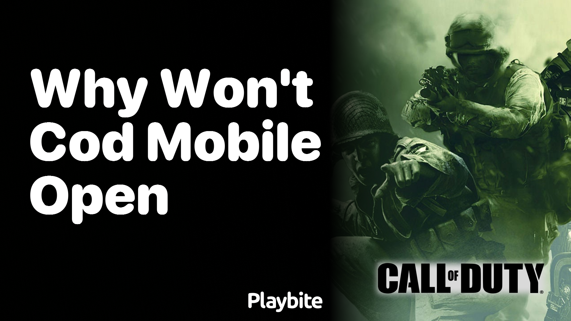 Why Won&#8217;t COD Mobile Open? Let&#8217;s Solve It Together!