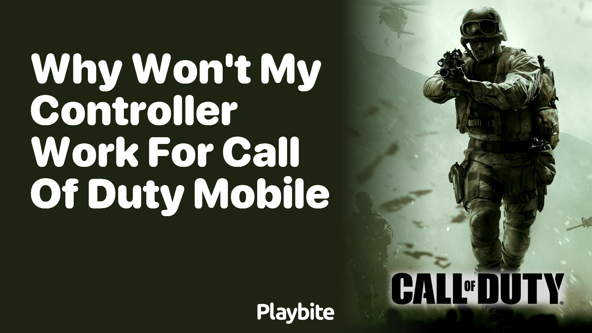 Why won&#8217;t my controller work for Call of Duty Mobile?