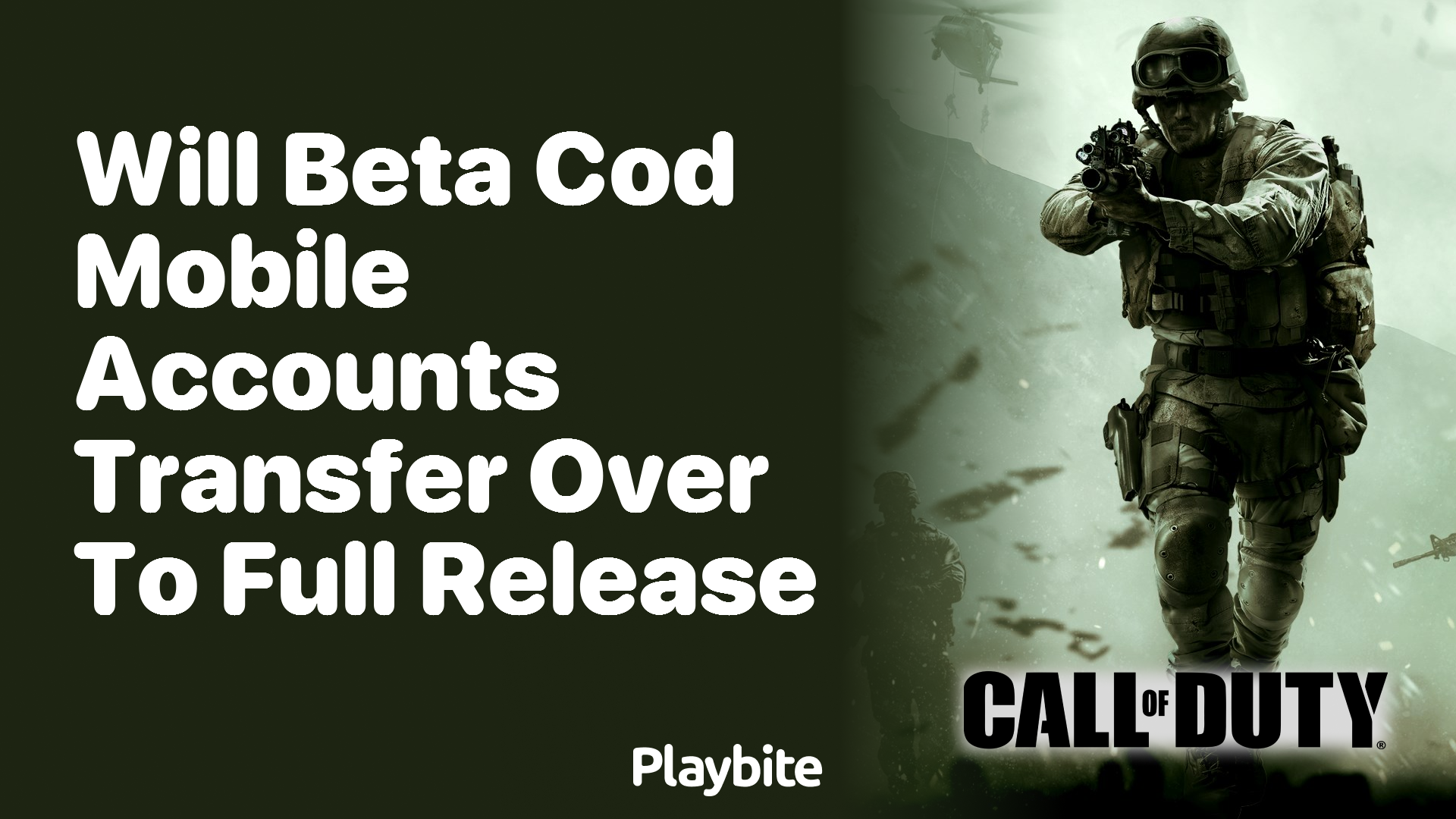 Will Beta CoD Mobile Accounts Transfer Over to Full Release?