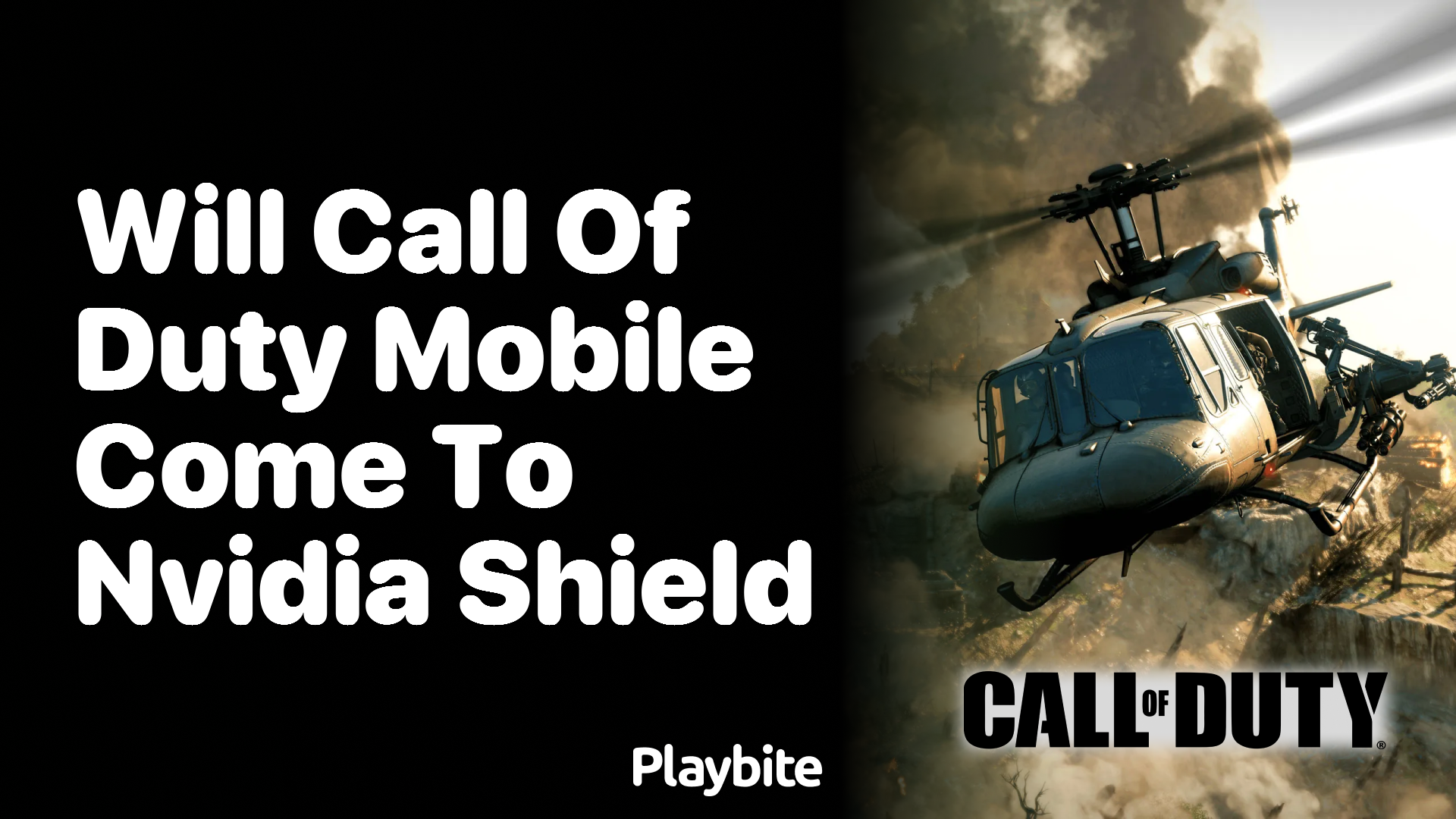 Will Call of Duty Mobile Come to NVIDIA Shield?