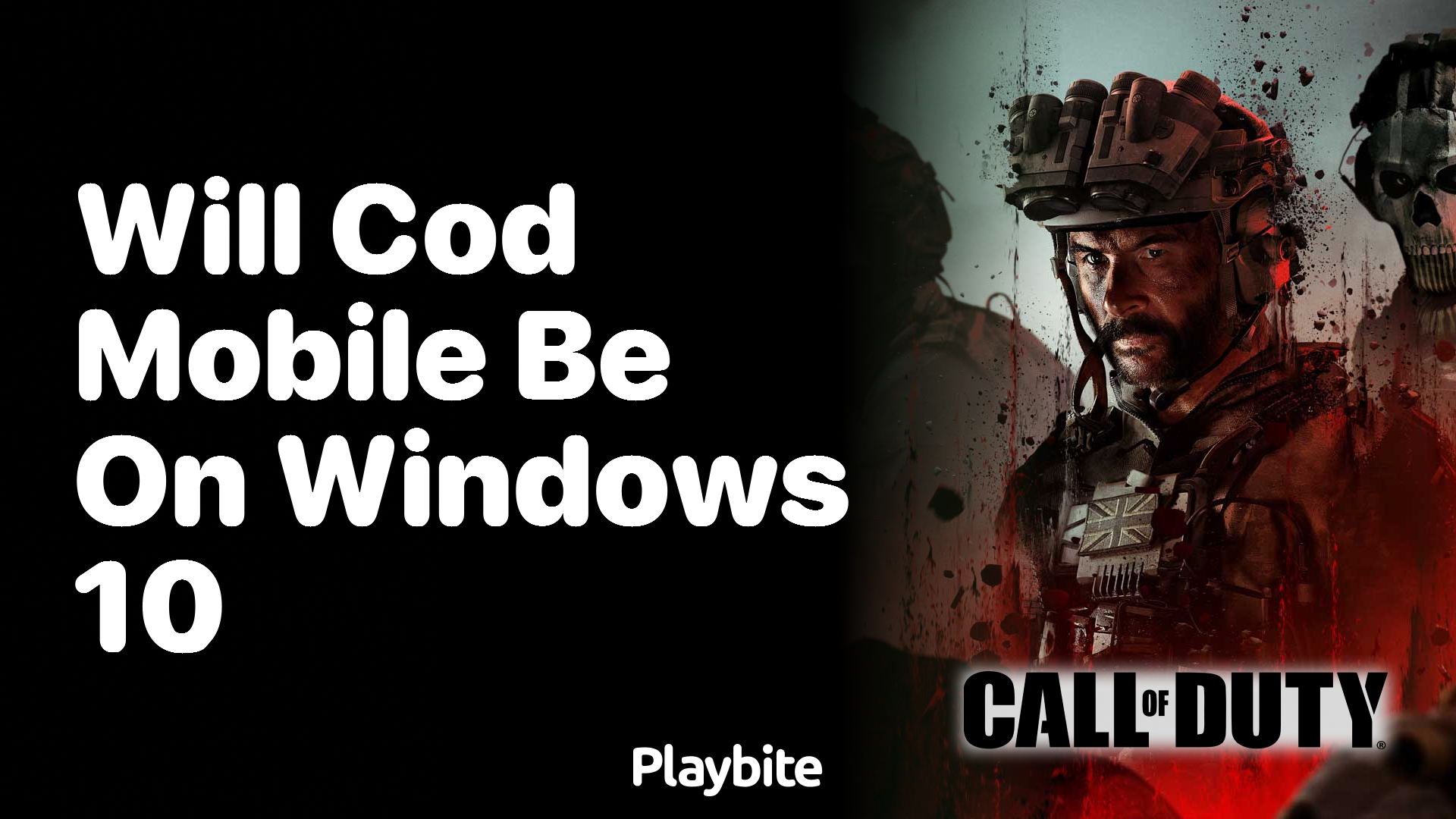 Will COD Mobile be available on Windows 10?