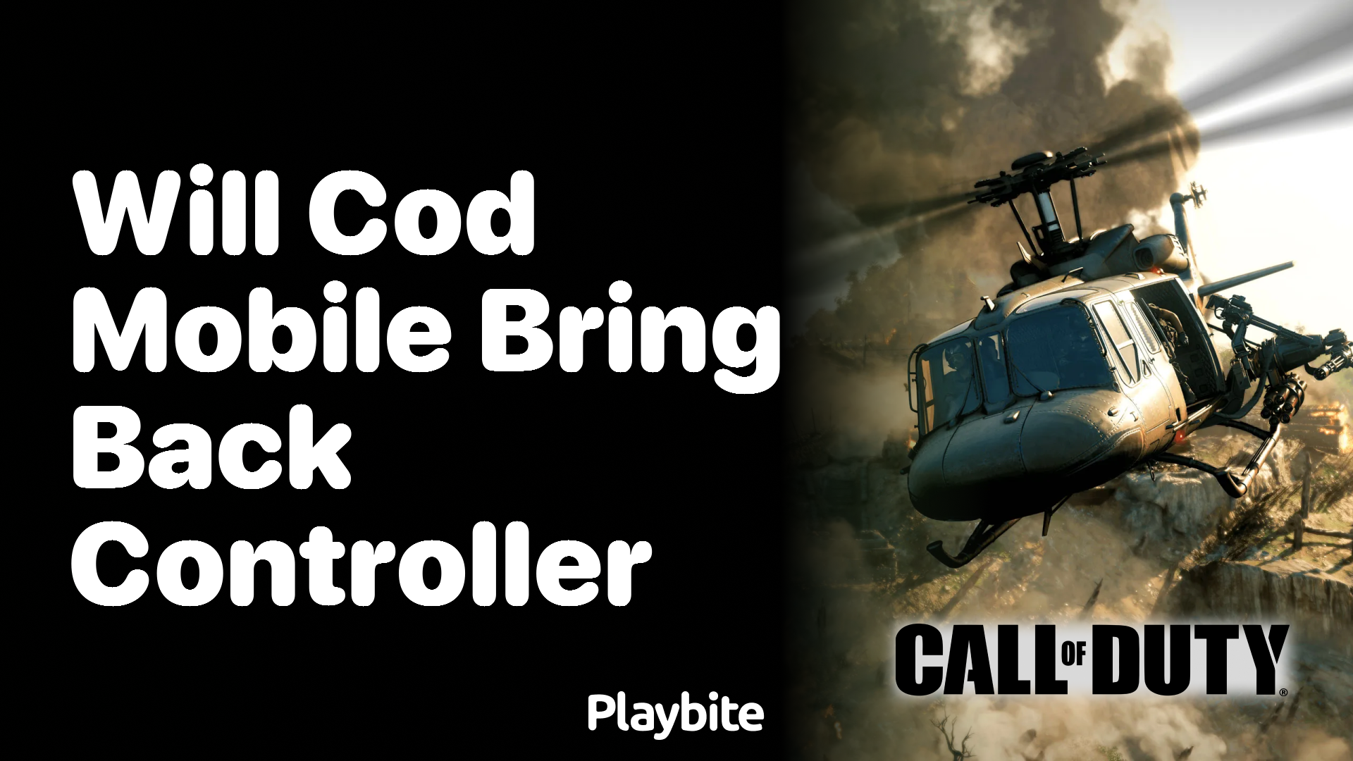 Will CoD Mobile Bring Back Controller Support?