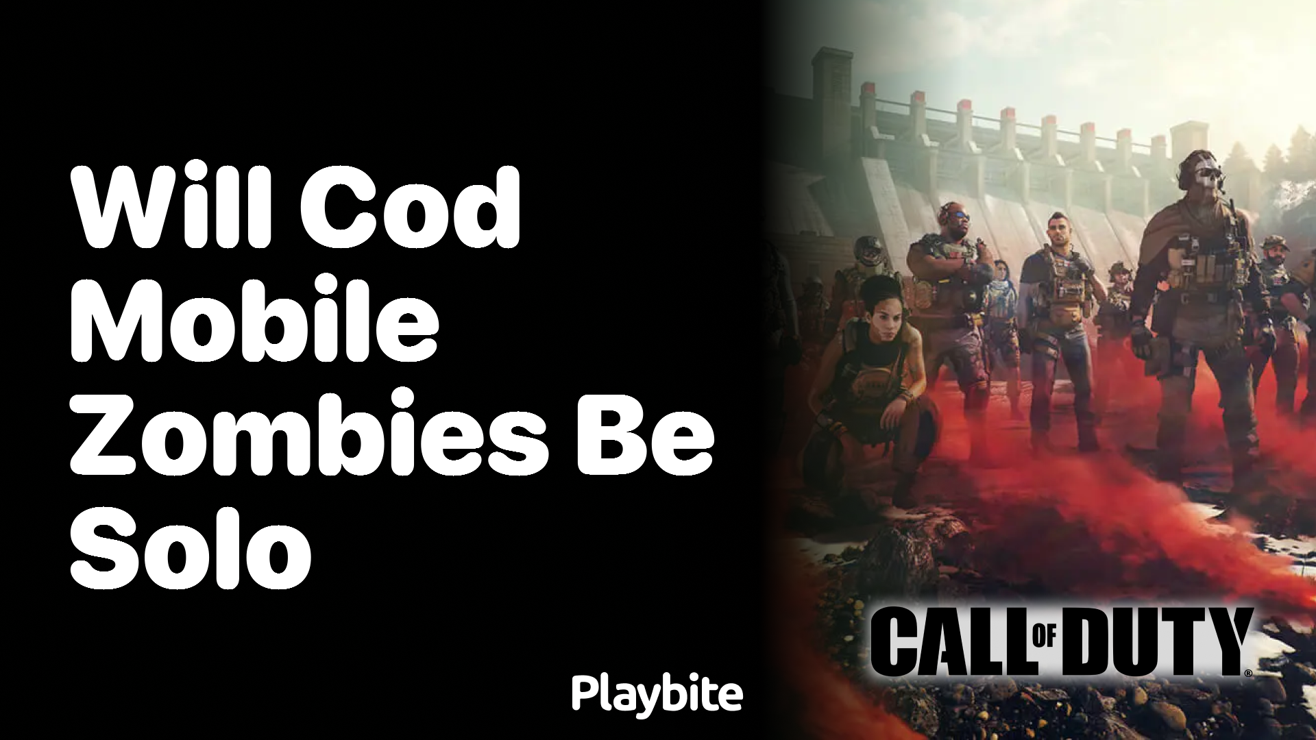 Will COD Mobile Zombies be Solo?