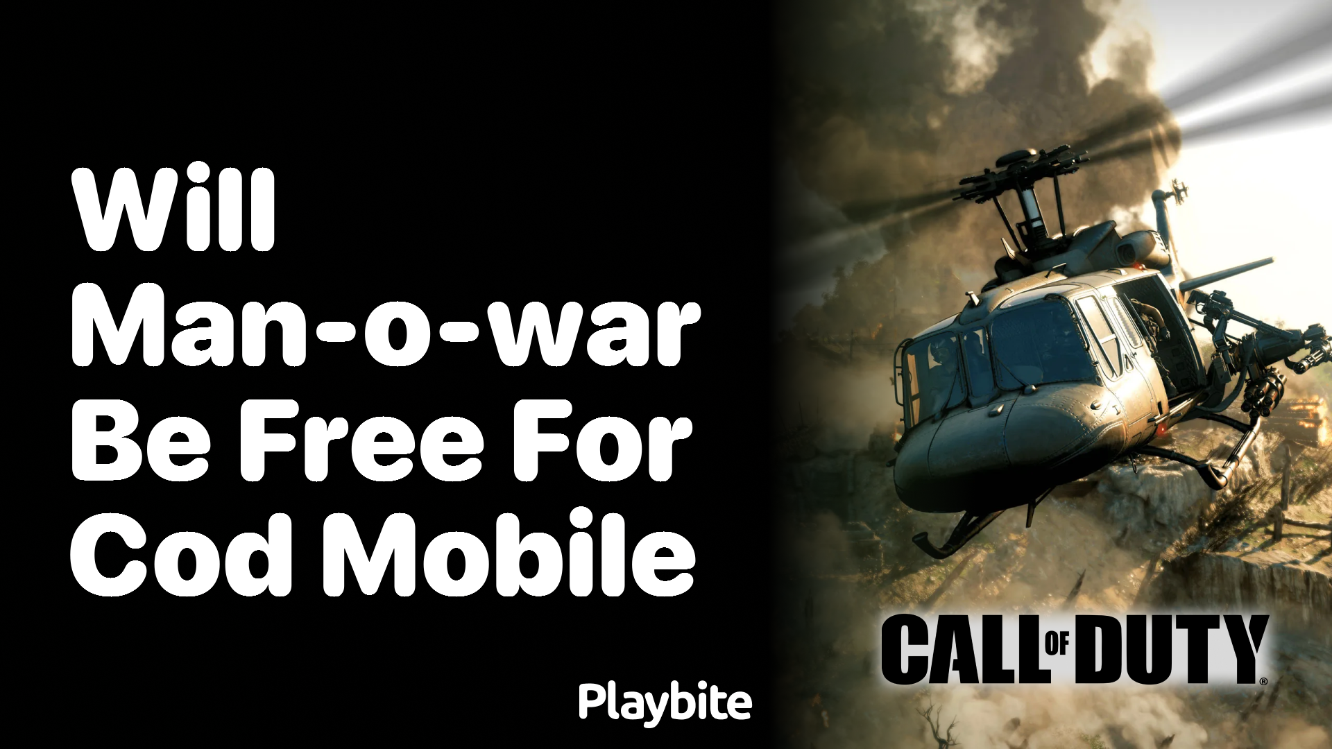 Will Man-O-War Be Free for COD Mobile Players?