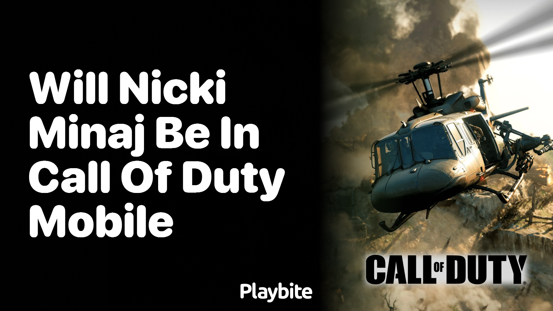 Will Nicki Minaj Be in Call of Duty Mobile?