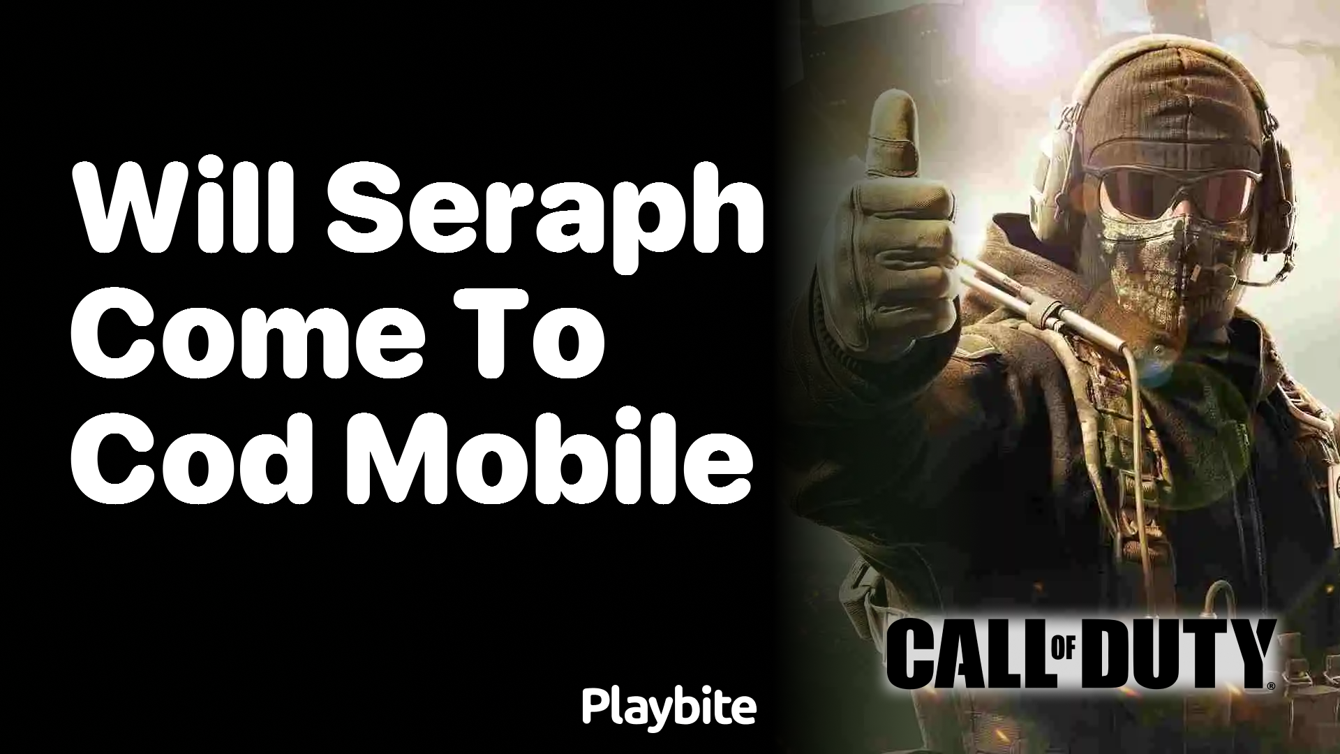 Will Seraph Come to COD Mobile?