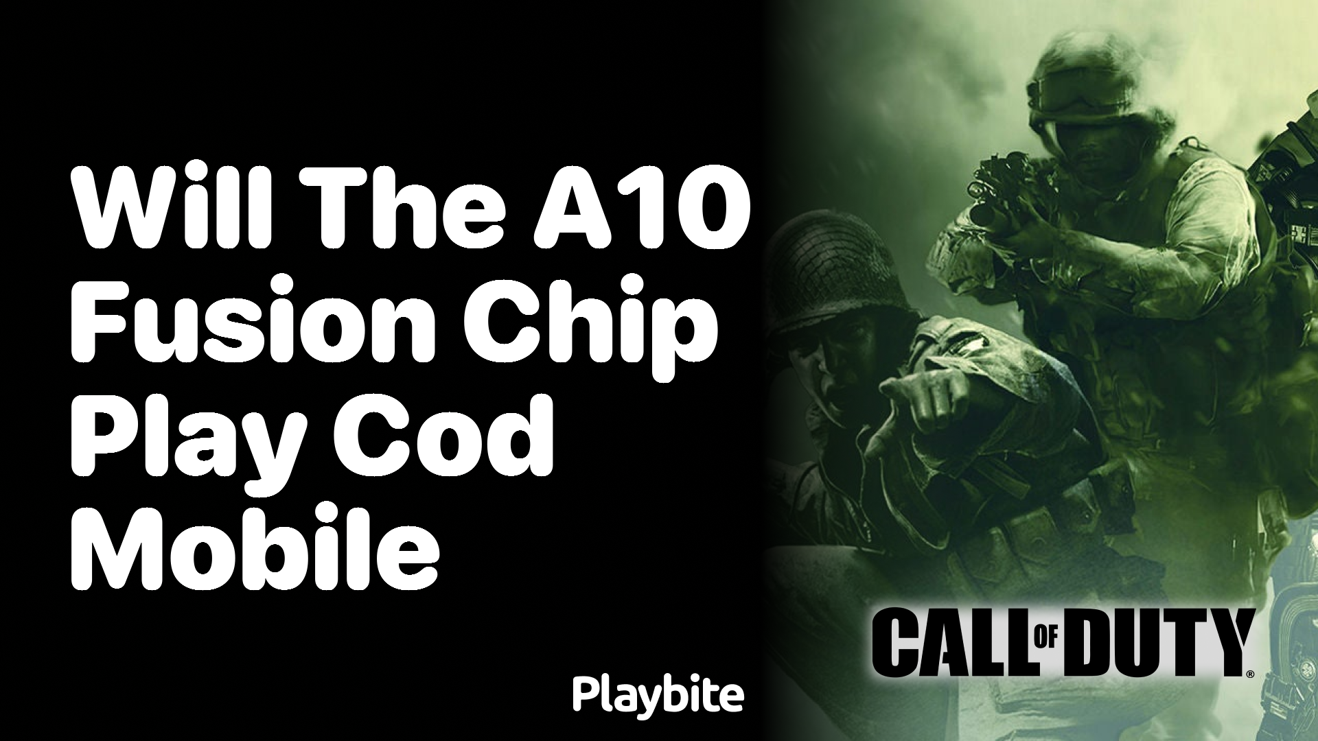 Will the A10 Fusion Chip Play COD Mobile?