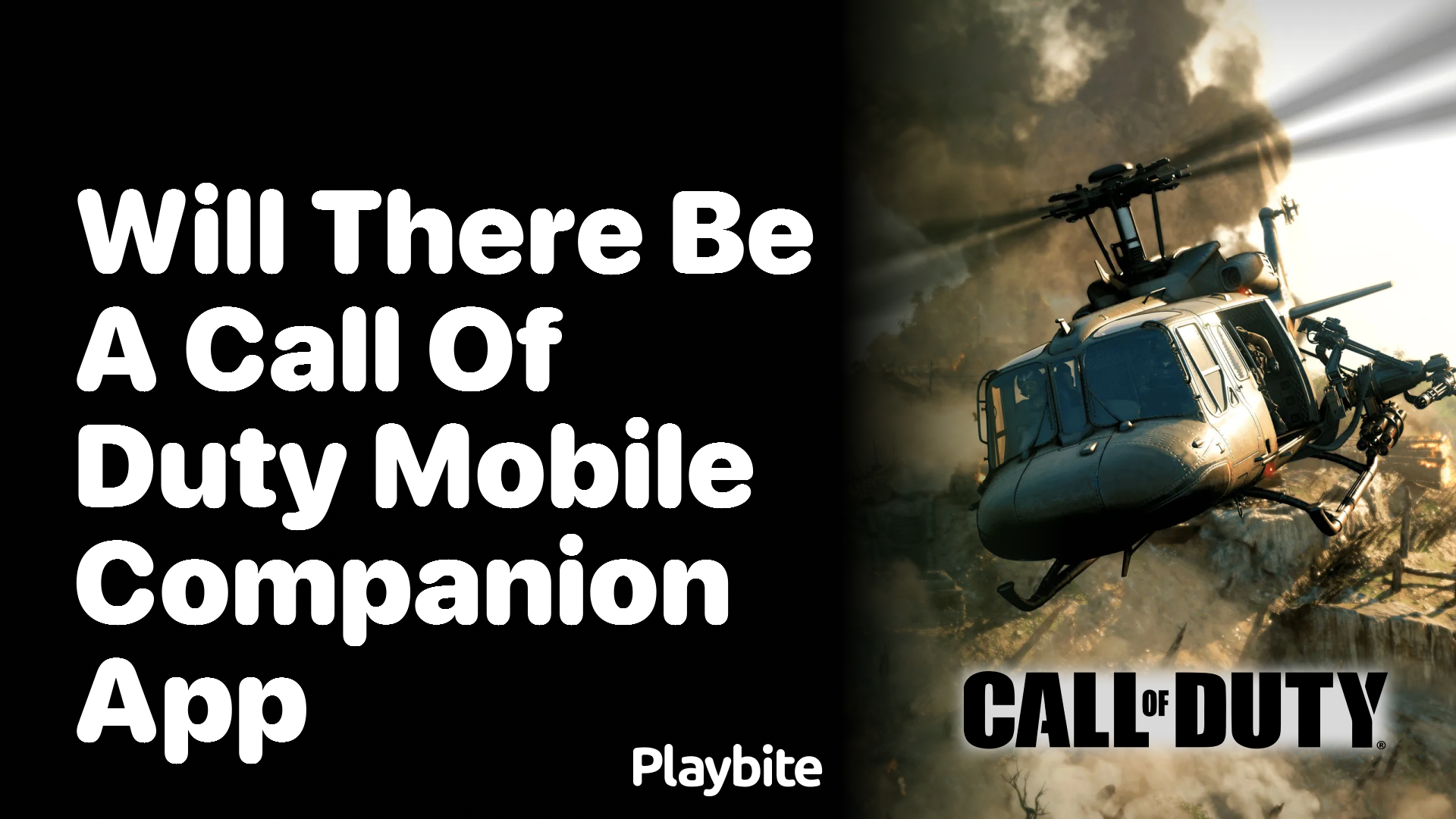 Will There Be a Call of Duty Mobile Companion App?