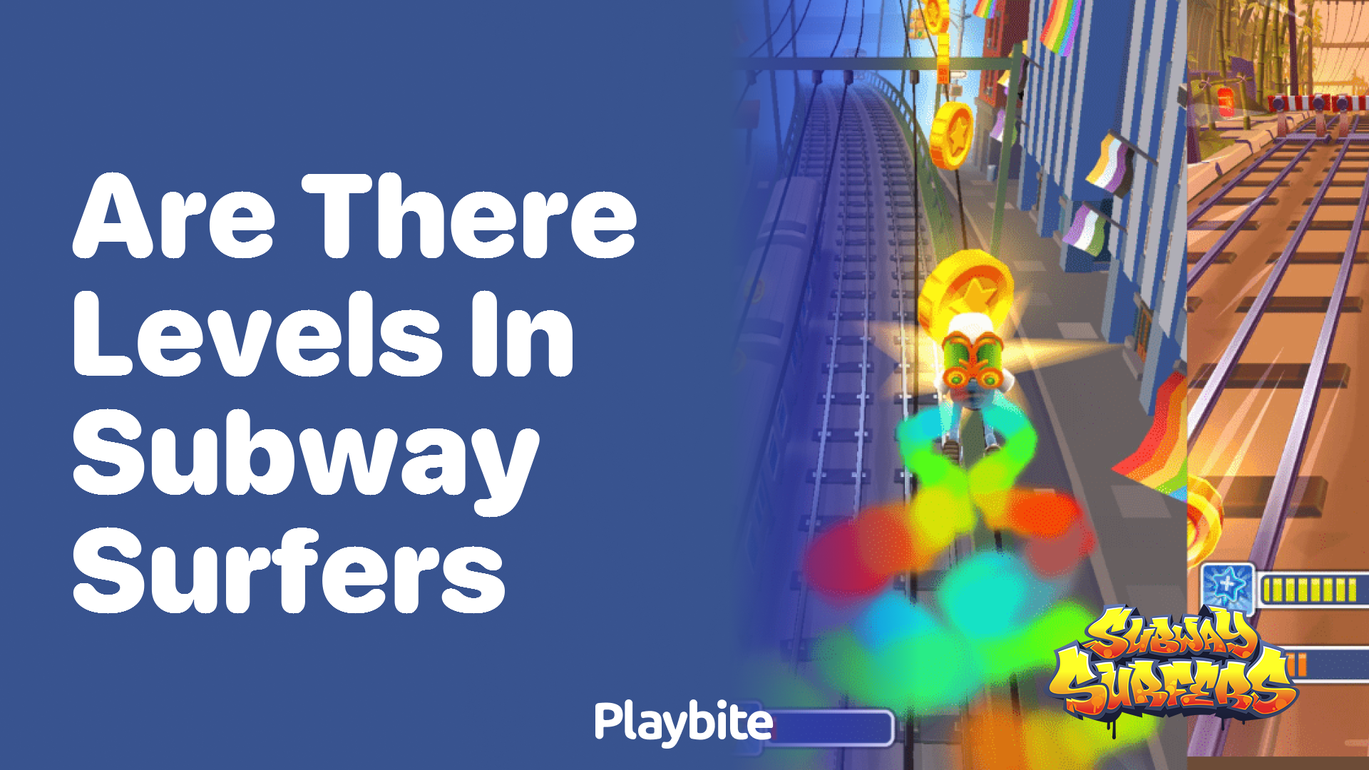 Are there levels in Subway Surfers?