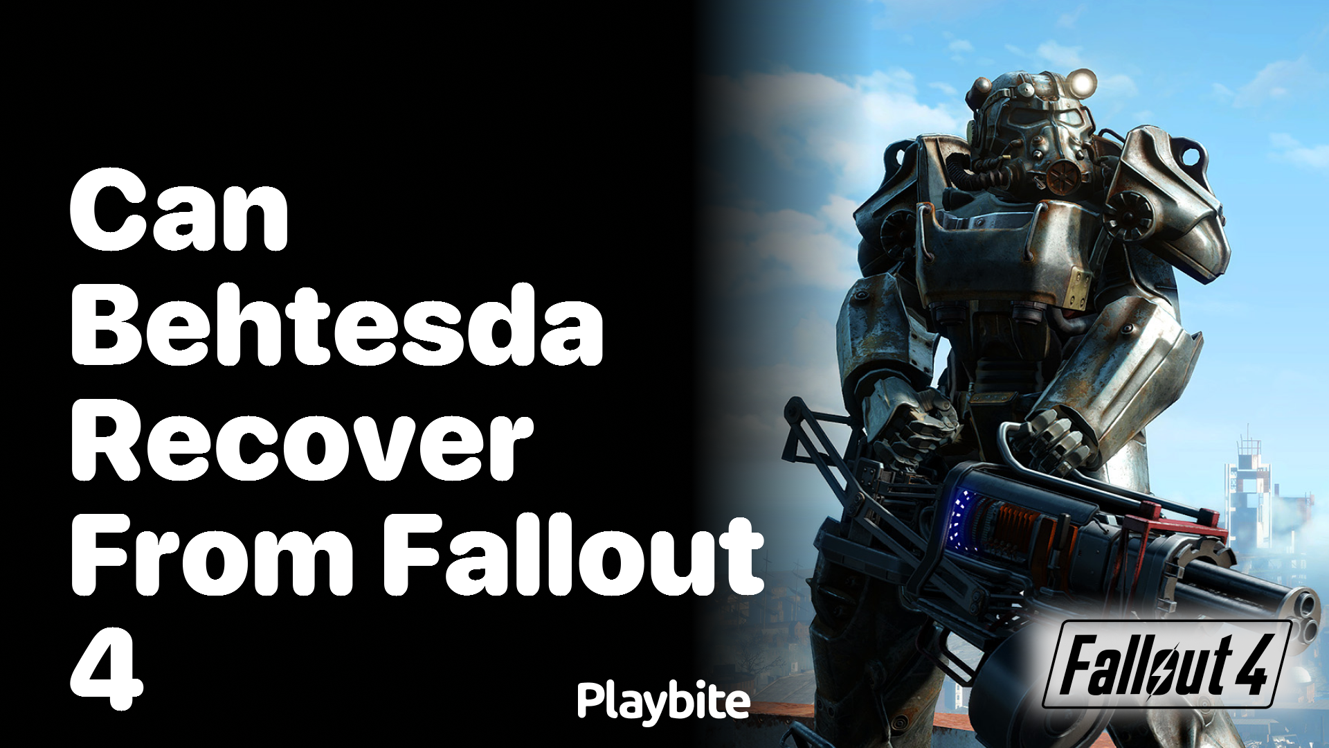 Can Bethesda recover from Fallout 4?