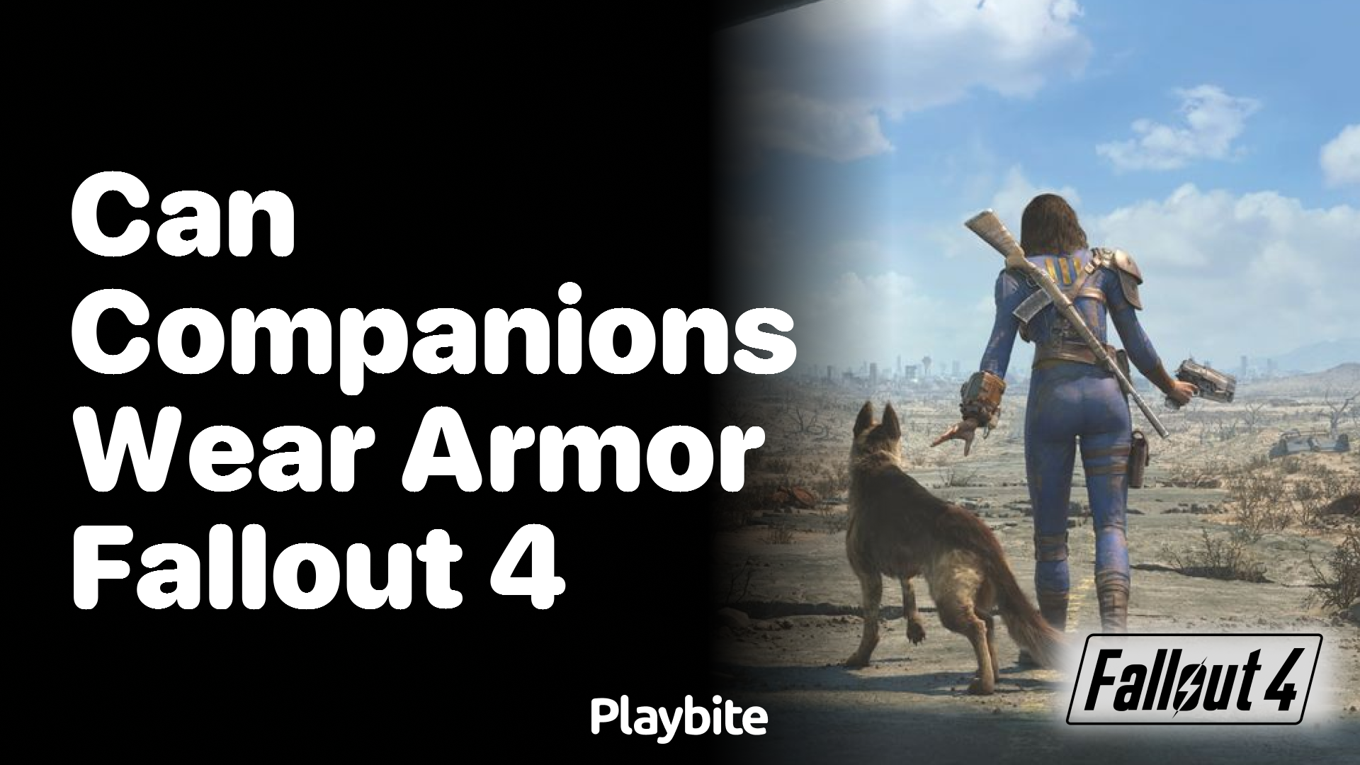 Can companions wear armor in Fallout 4?