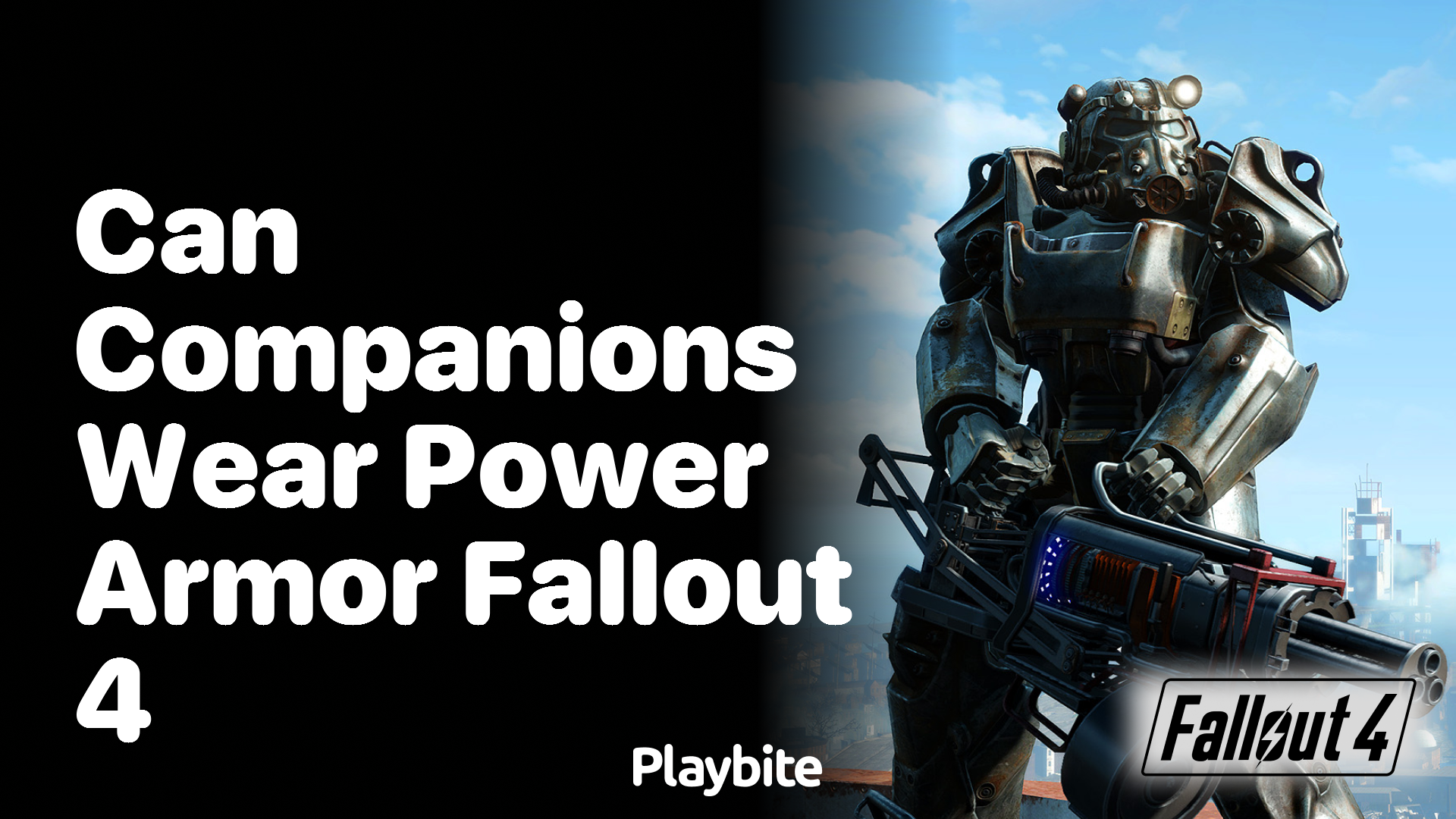 Can Companions Wear Power Armor in Fallout 4?