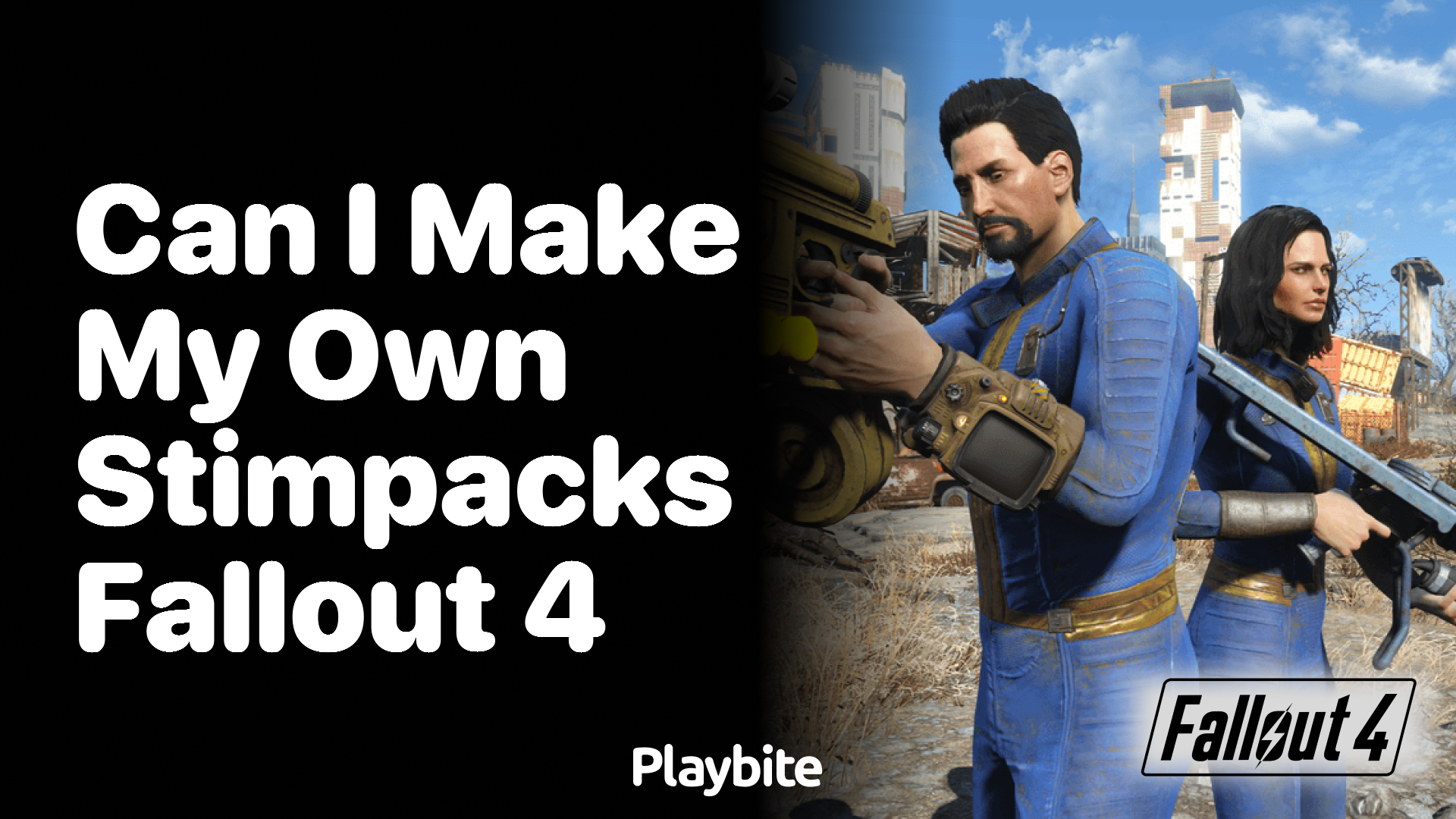 Can I Make My Own Stimpacks in Fallout 4?