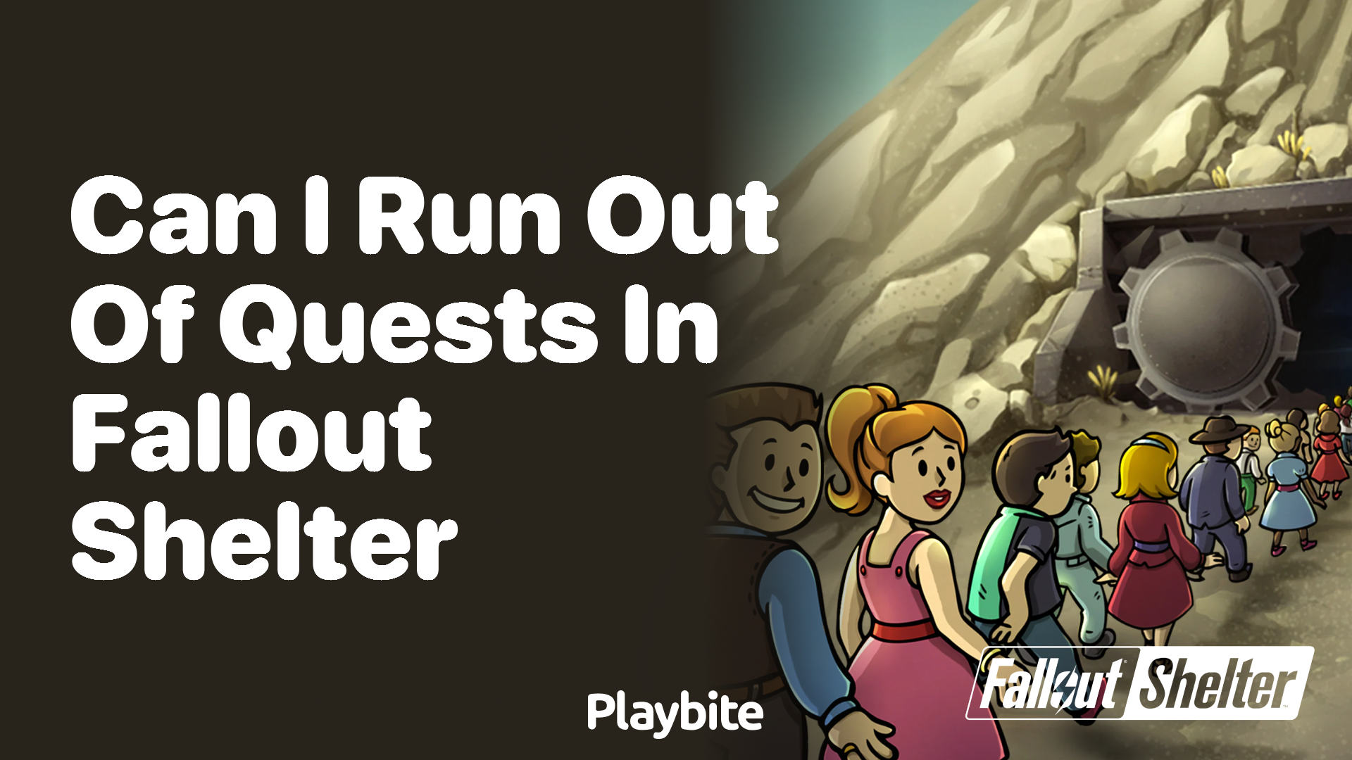 Can I run out of quests in Fallout Shelter?