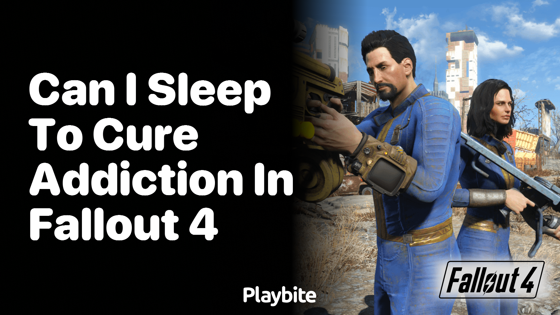 Can I sleep to cure addiction in Fallout 4?