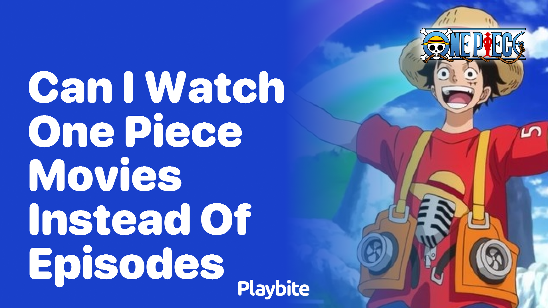 Can I Watch One Piece Movies Instead of Episodes?