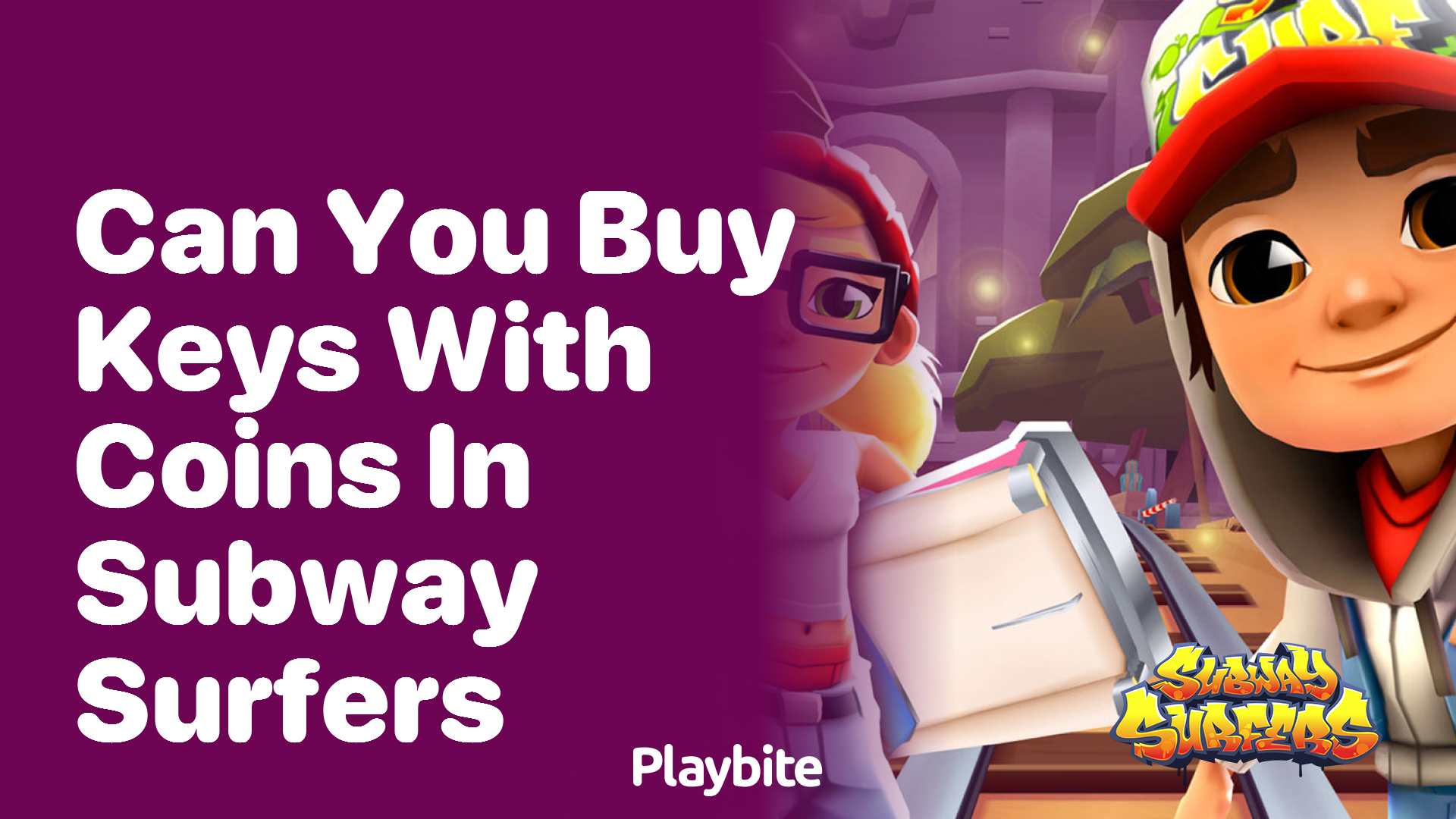 Can you buy keys with coins in Subway Surfers?