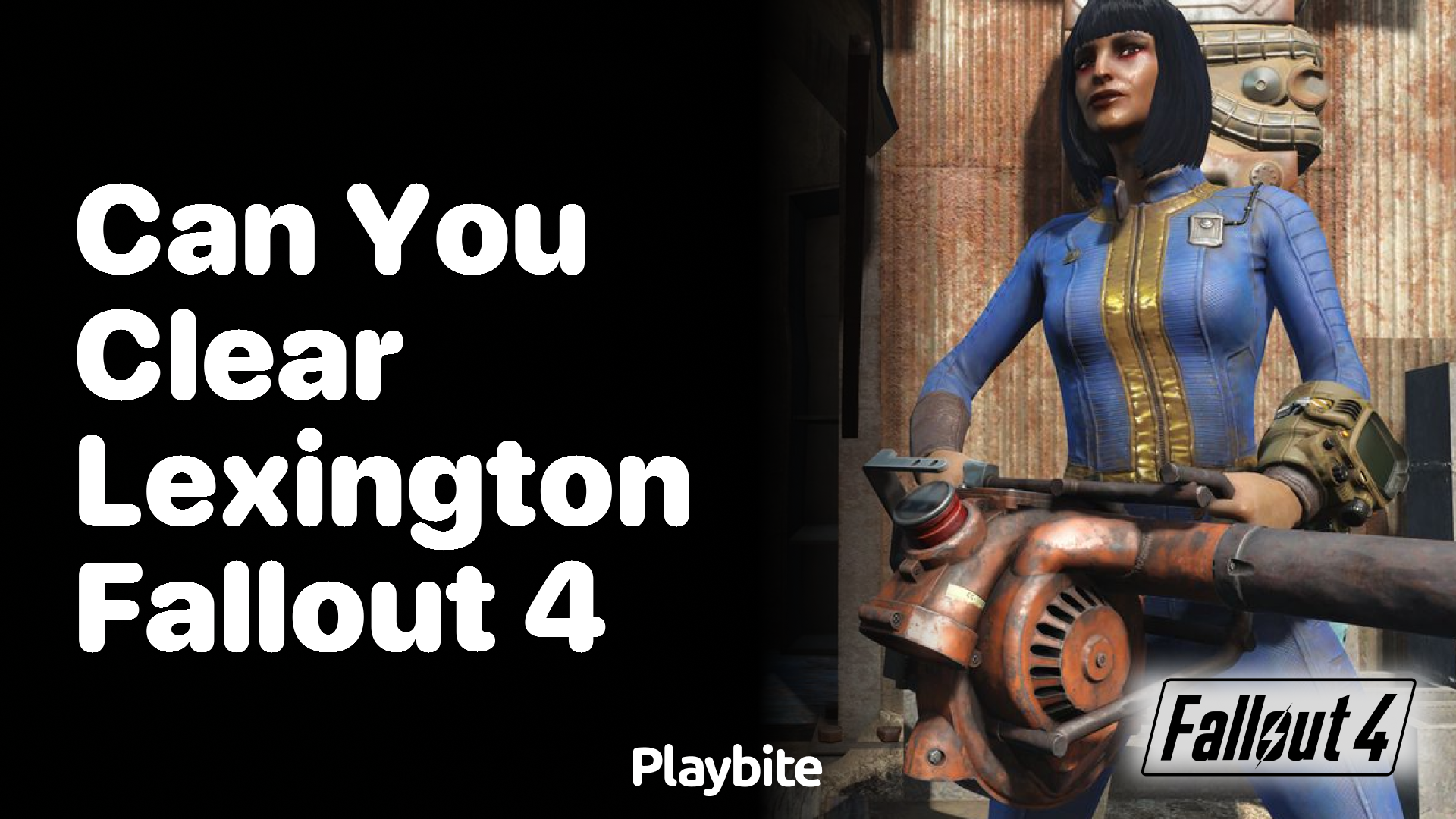 Can you clear Lexington in Fallout 4?