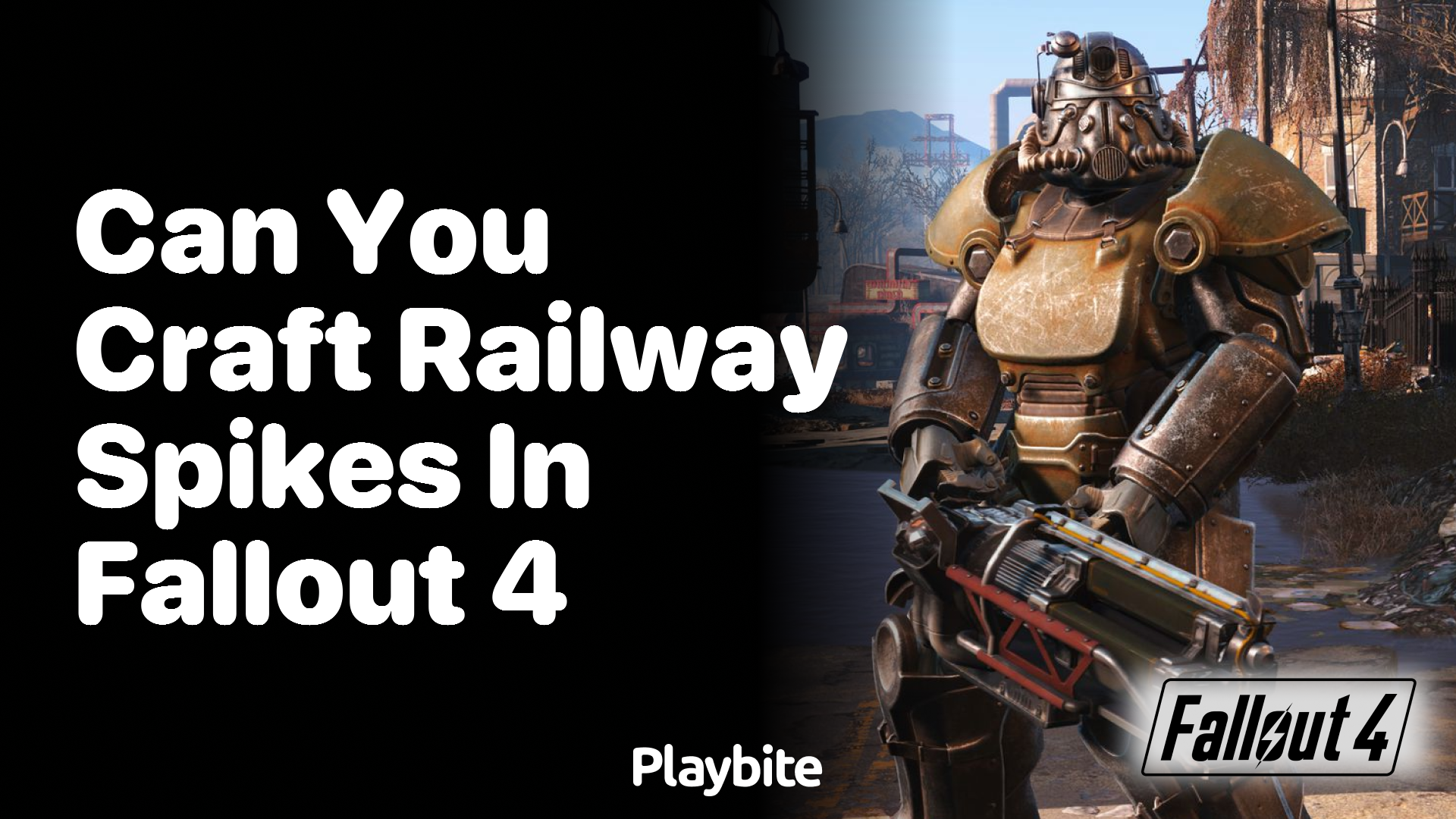 Can You Craft Railway Spikes in Fallout 4?