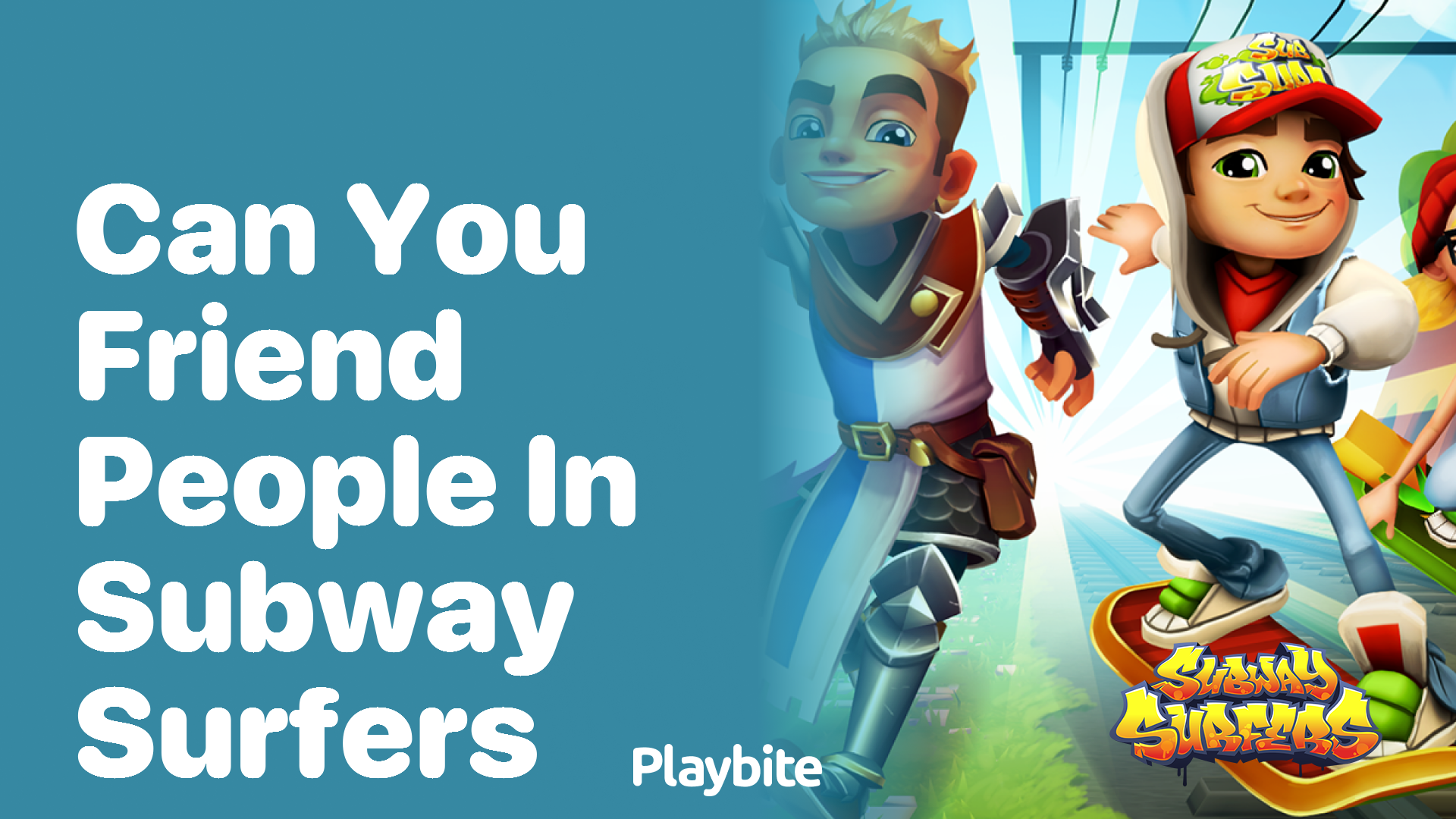 Can you friend people in Subway Surfers?