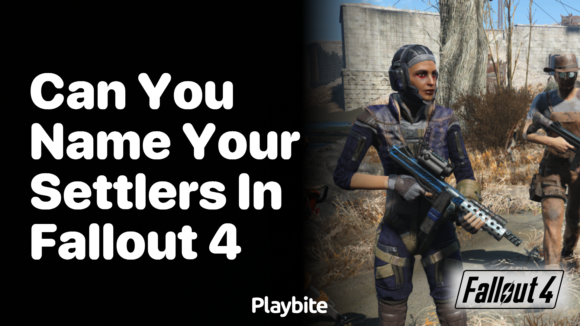 Can You Name Your Settlers in Fallout 4?