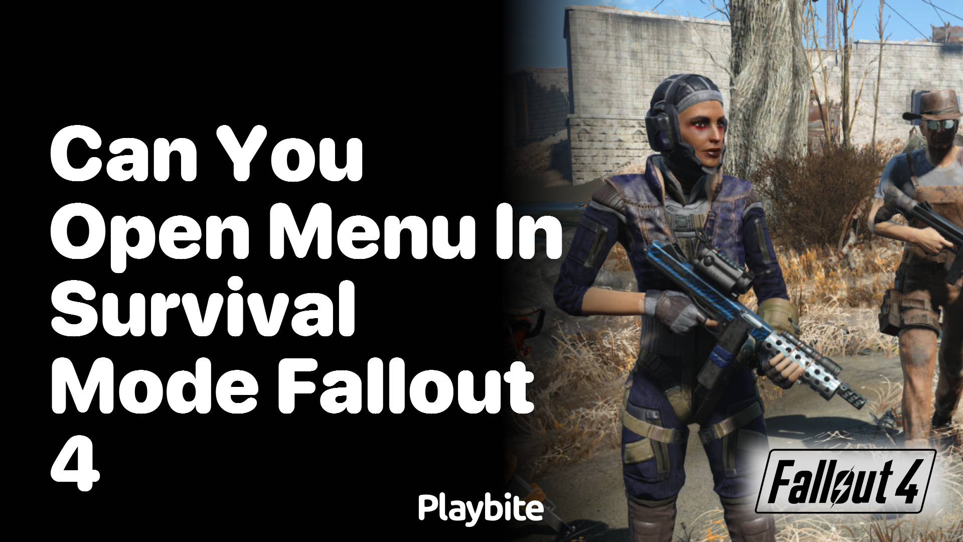 Can You Open Menu in Survival Mode in Fallout 4?