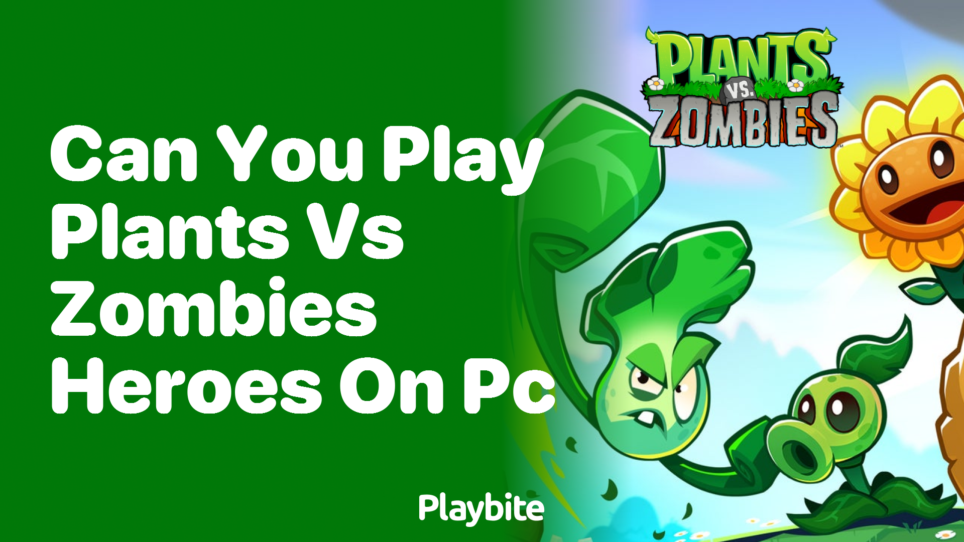 Can you play Plants vs Zombies Heroes on PC?