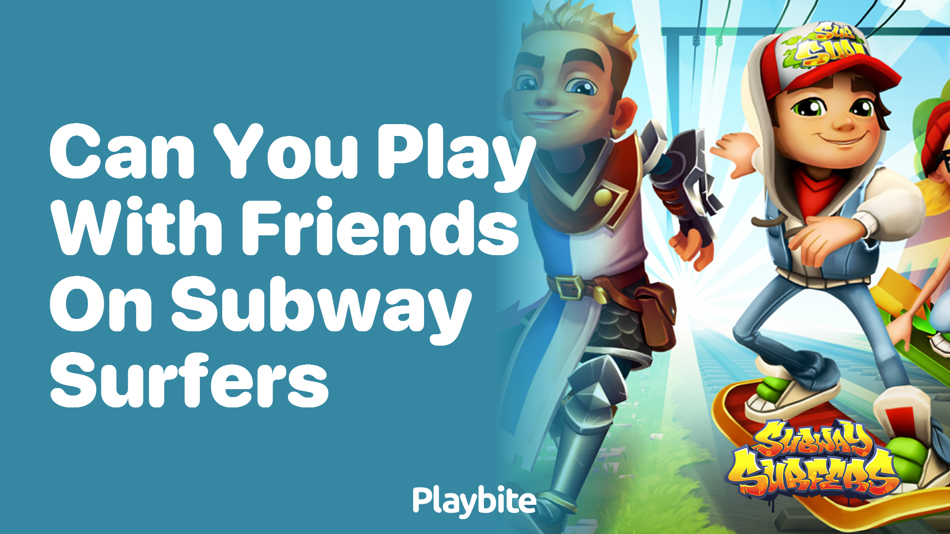 Can you play with friends on Subway Surfers?