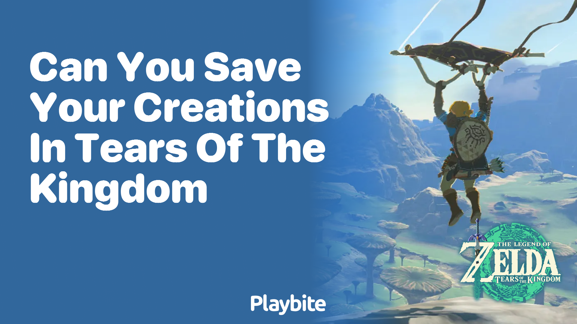 Can You Save Your Creations in Tears of the Kingdom?