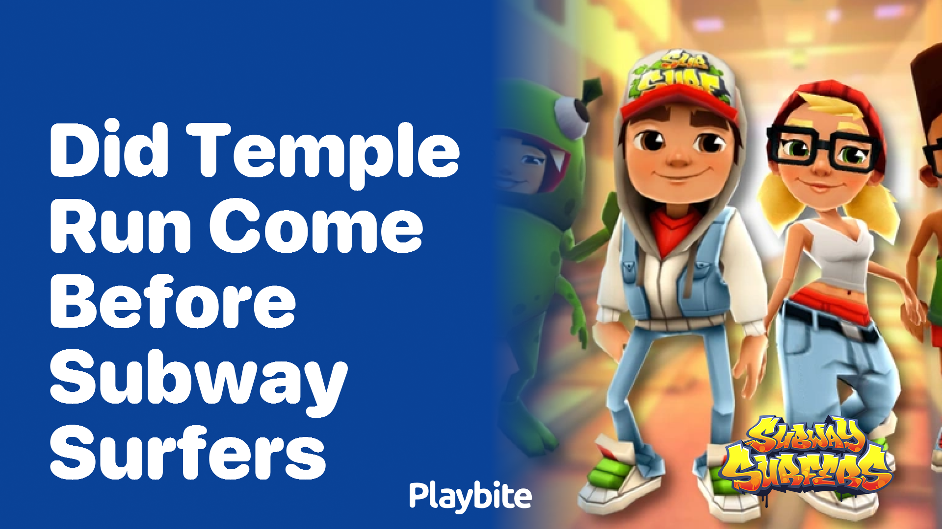 Did Temple Run Come Before Subway Surfers?